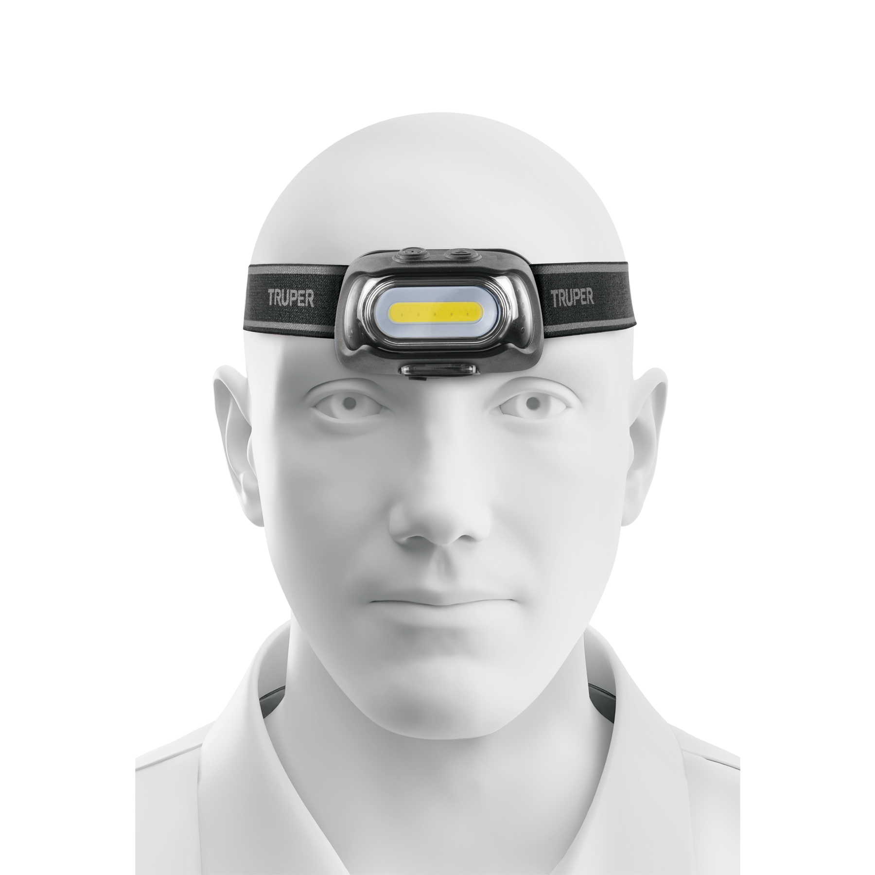 Linterna de minero LED 460 lm con sensor, recargable, TRUPER