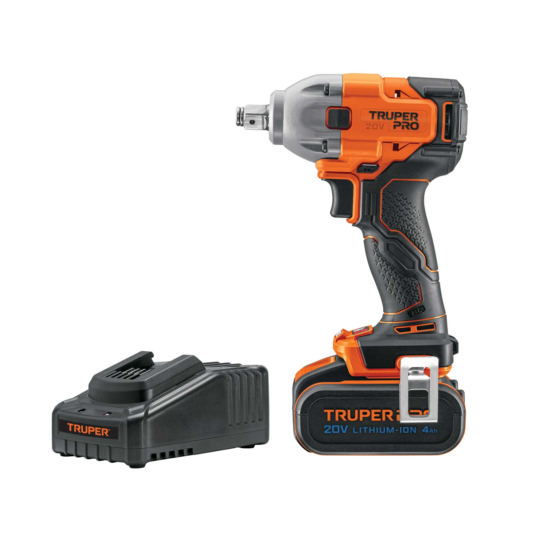 Llave de impacto 1/2', 20V, 184 lb/ft, 1 batería 4Ah, PRO