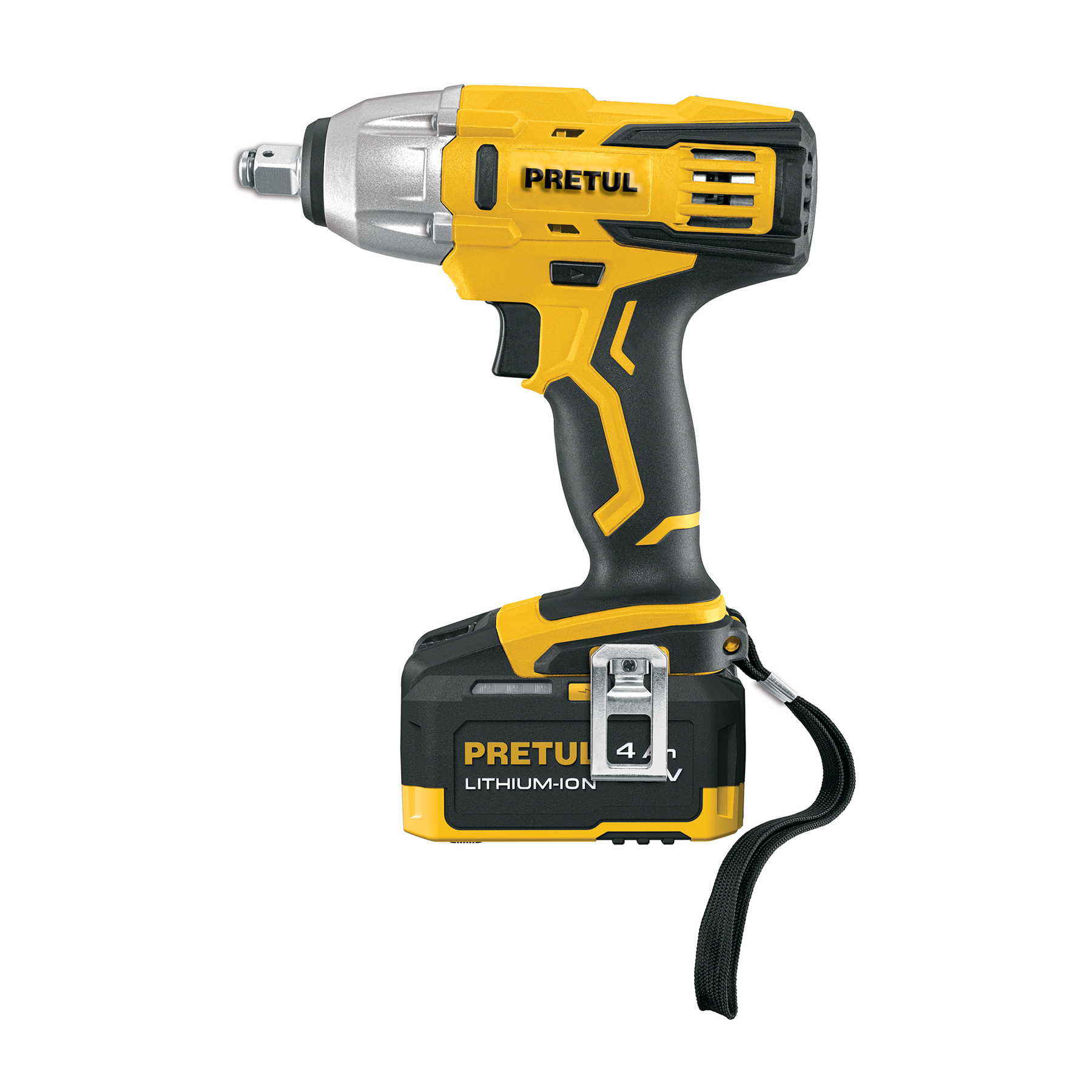 Llave de impacto 1/2', 20V, 155 lb/ft, 1 batería 4Ah, PRETUL