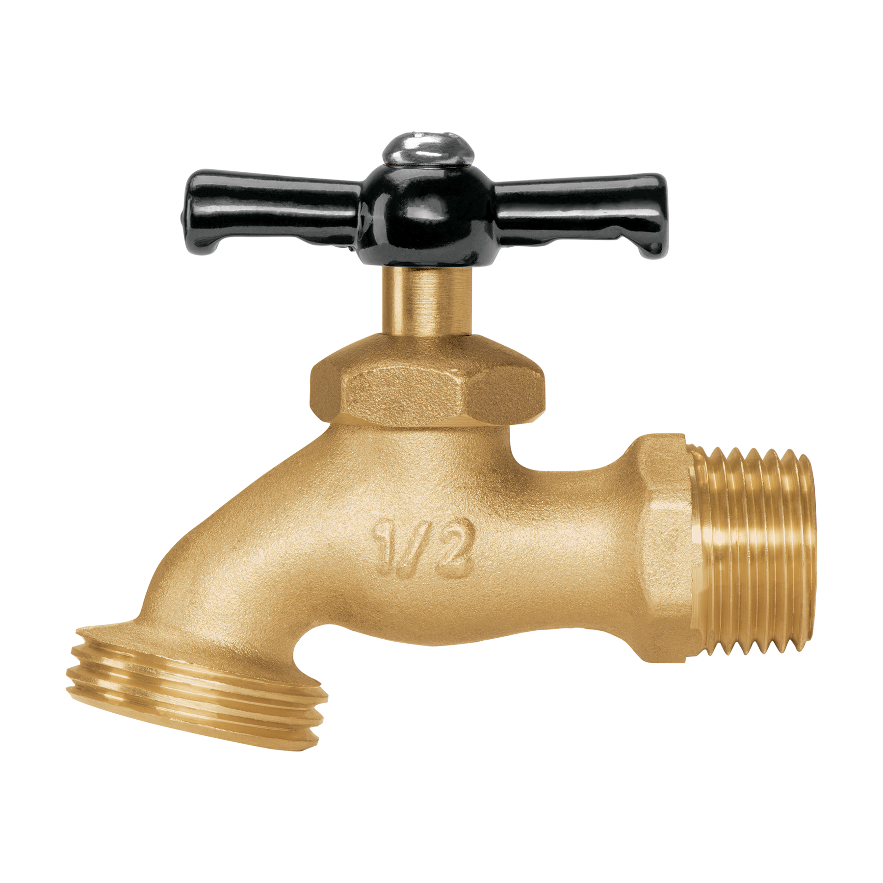 Llave p/manguera, de latón 100g, 1/2', blíster, PRETUL