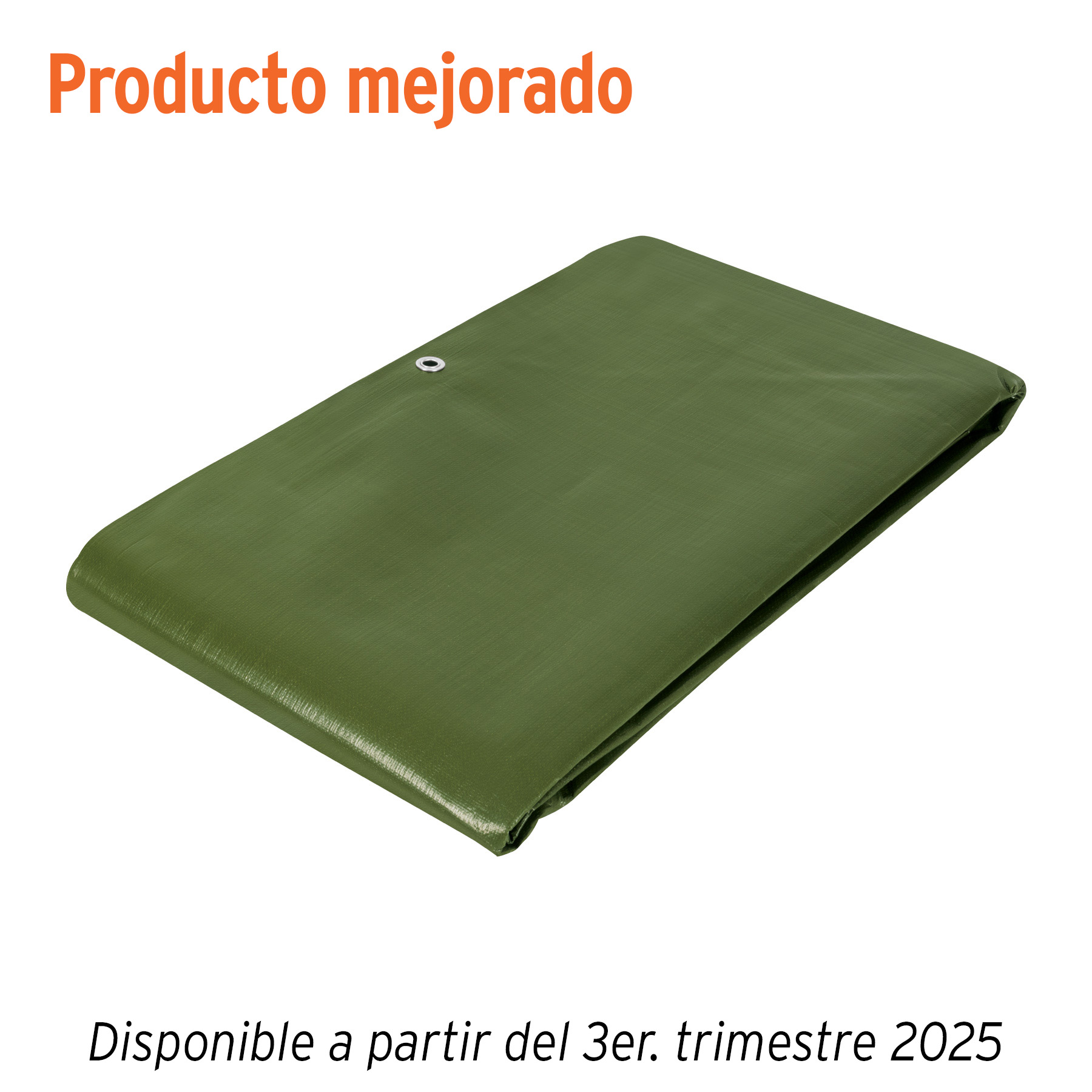 Lona uso rudo 4 x 5 m, verde olivo, 240 g/m2, TRUPER EXPERT