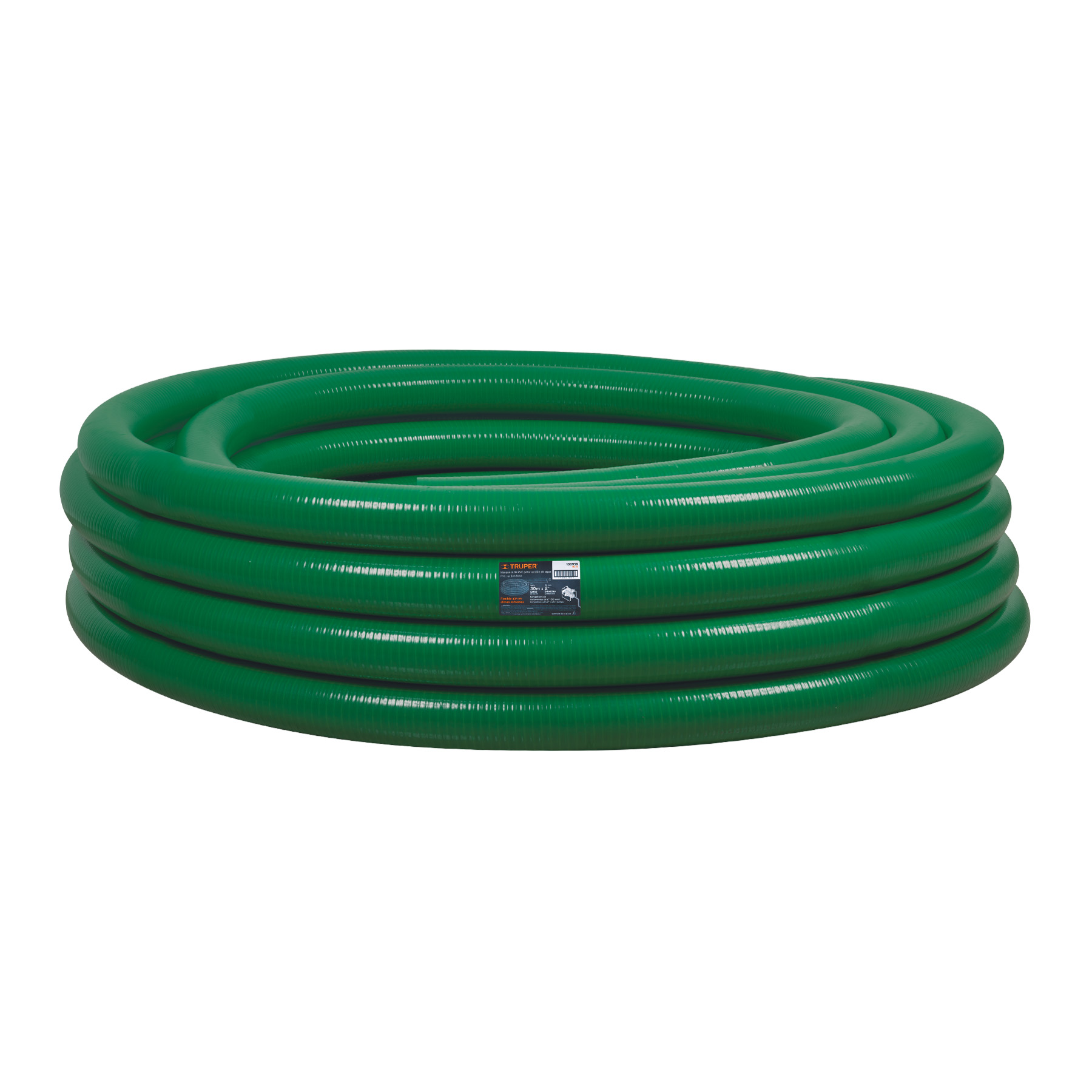 Manguera de succión y descarga 2' p/motobomba, rollo 30m