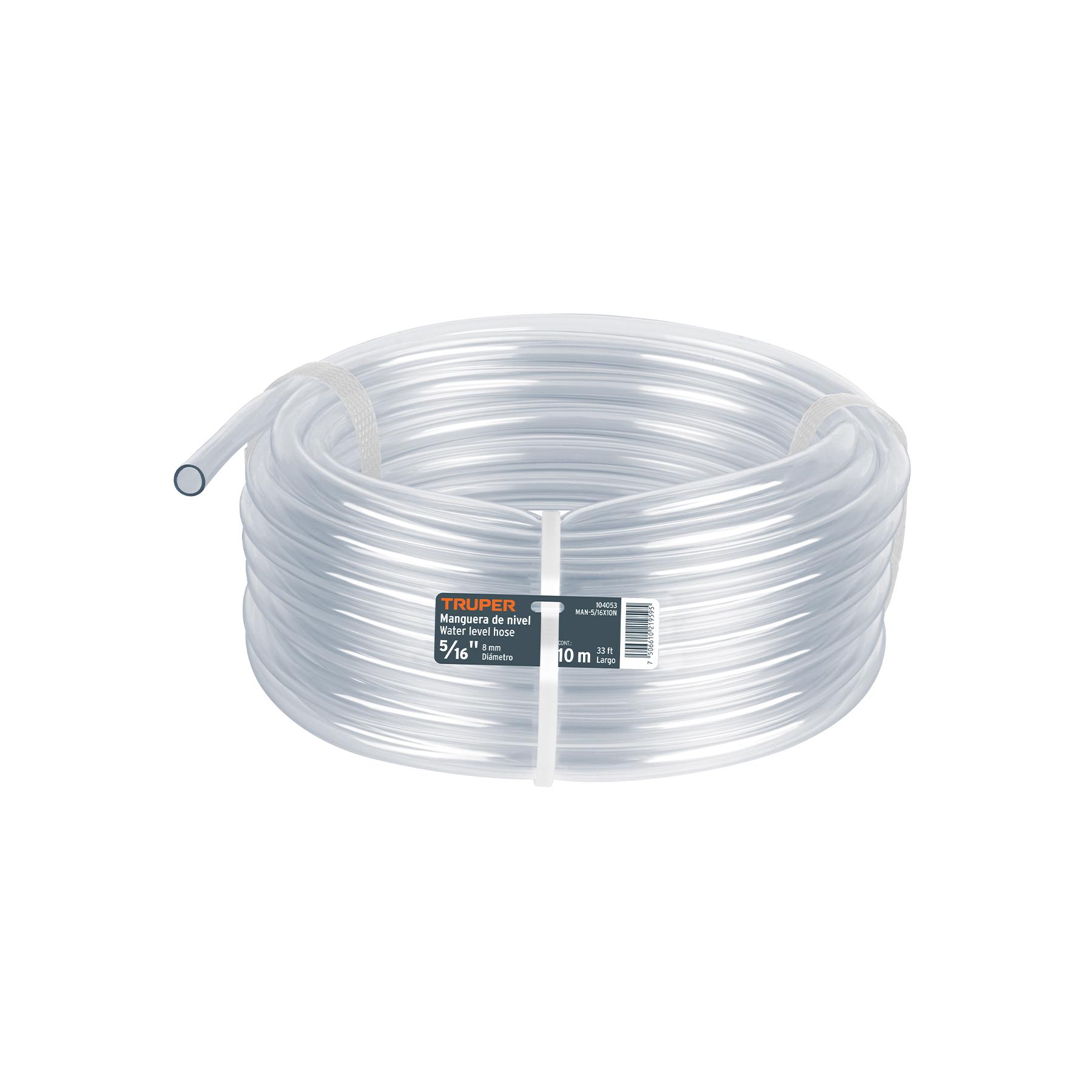 Manguera de Nivel, 5/16', rollo de 10m, TRUPER