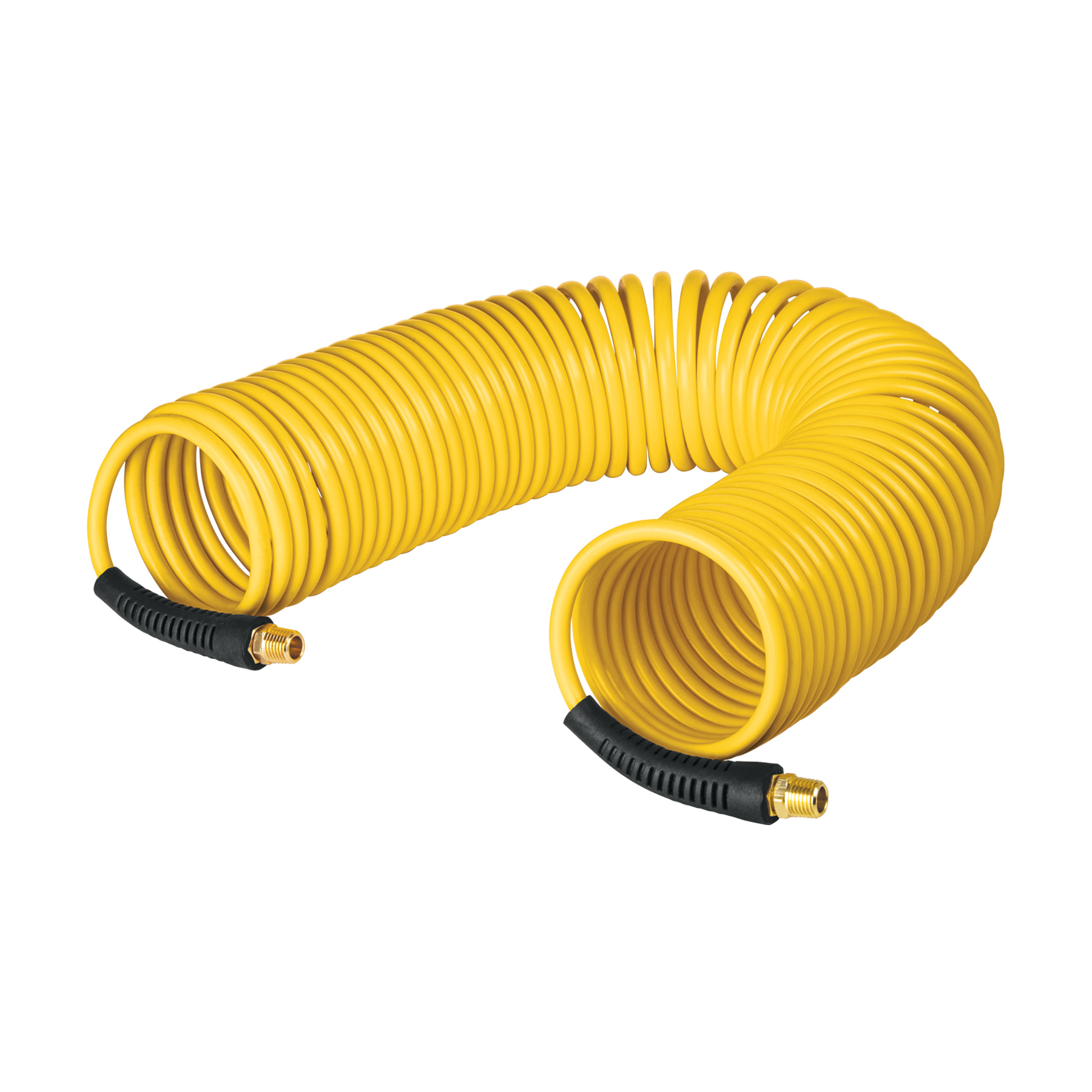 Manguera para compresor, tipo resorte, 7.6m x 1/4', Pretul