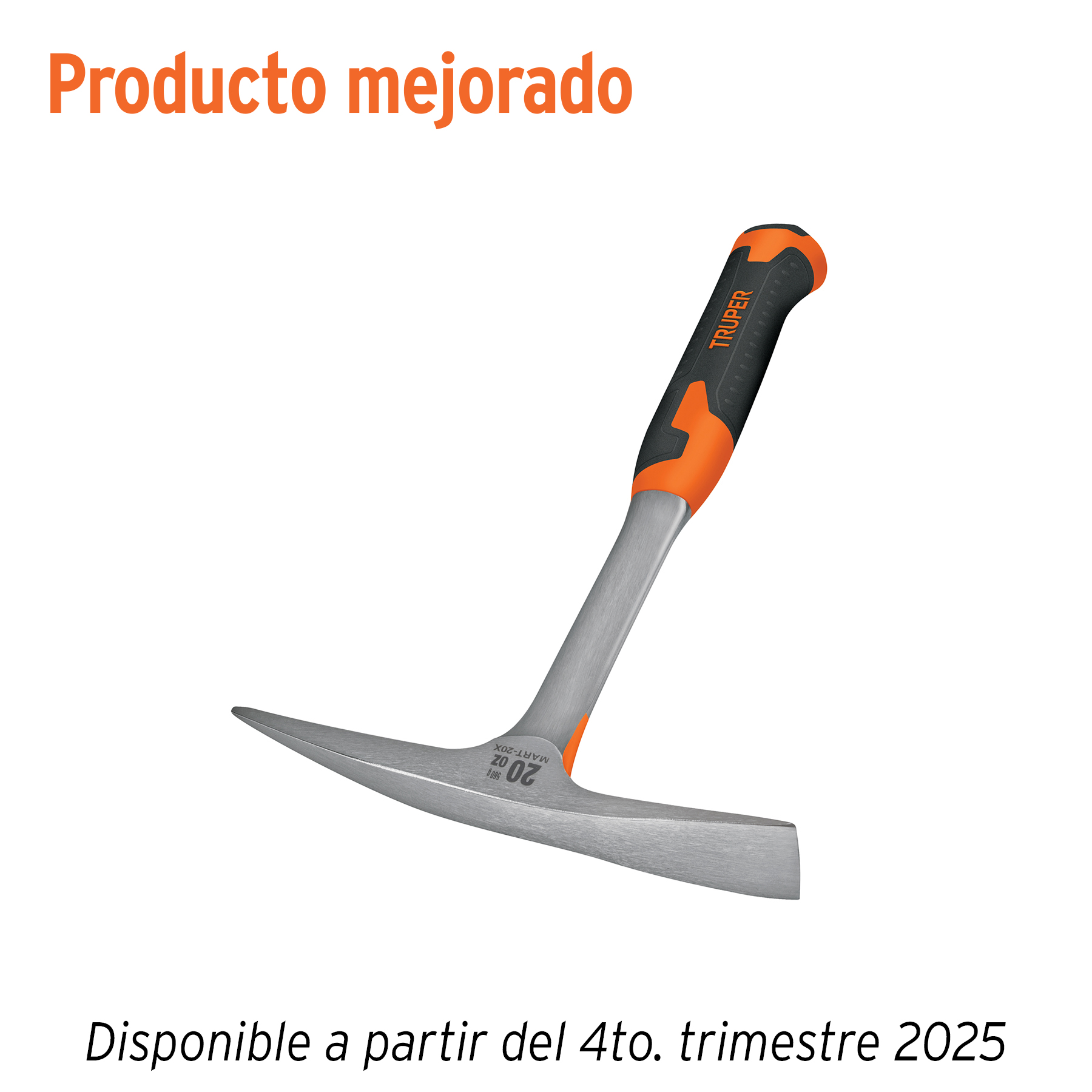 Martelina talacho-pico, 20 oz, mango TPR, TRUPER EXPERT