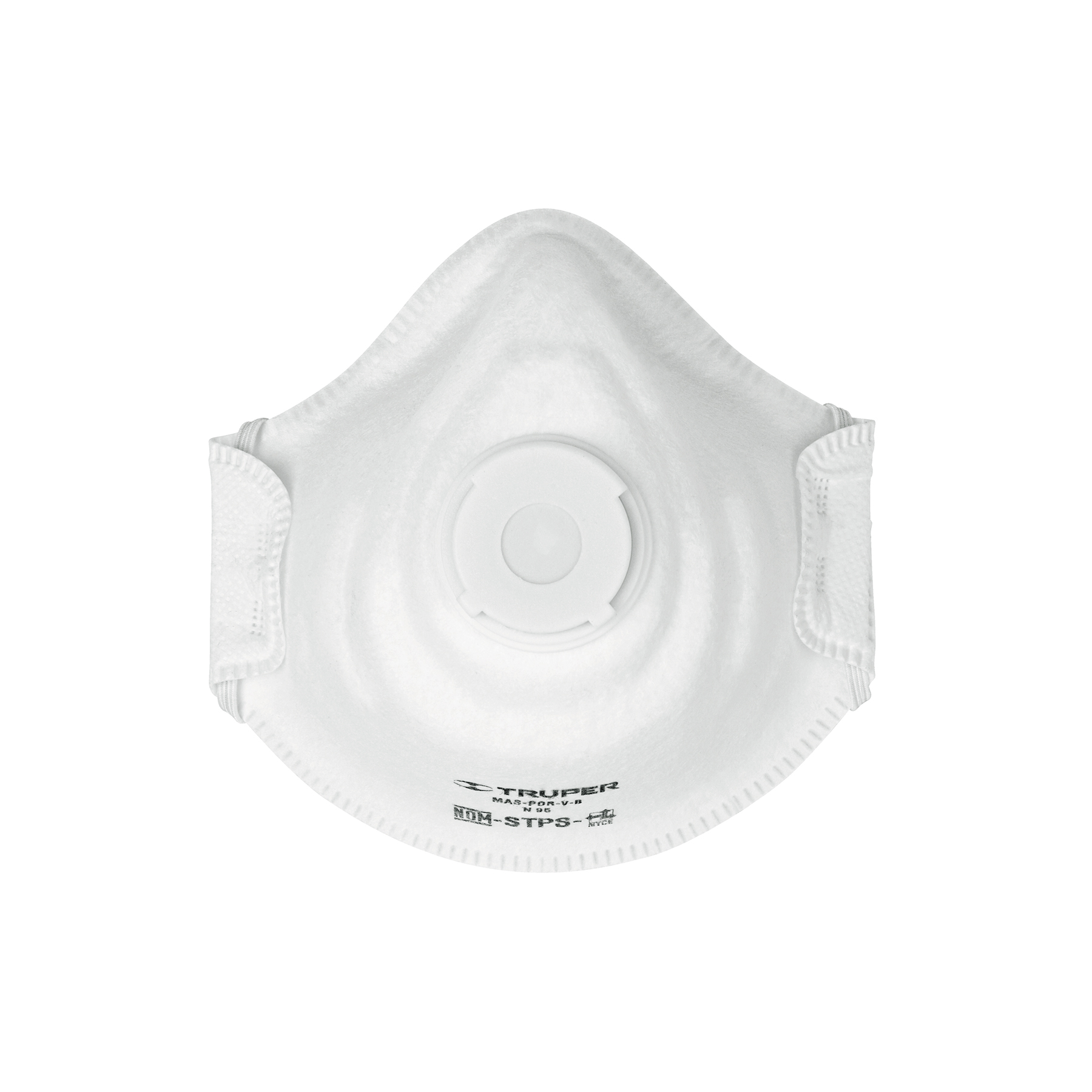 Respirador N95 con válvula para polvos y partículas, Truper