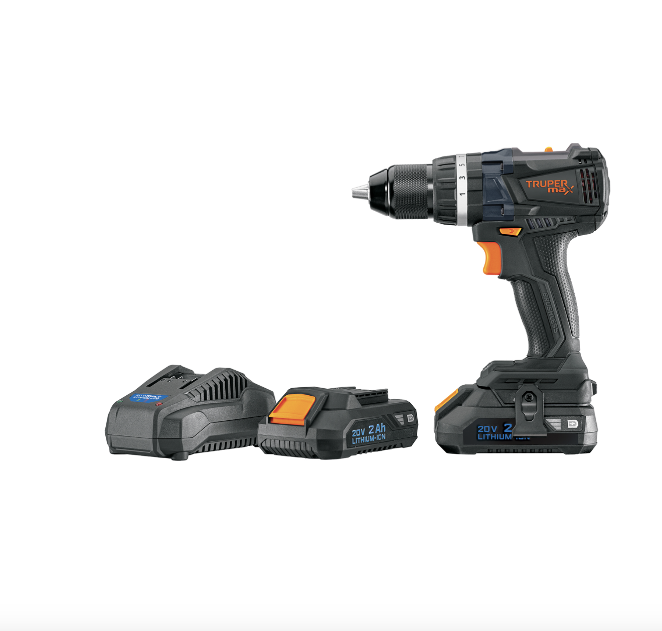 Rotomartillo 1/2', 20V, 2 baterías 2Ah, MAX