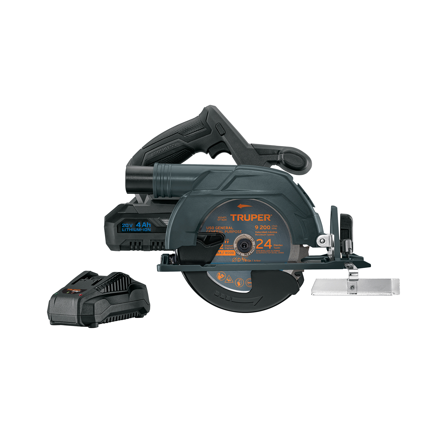 Sierra circular 6-1/2', 20V, 1 batería 4Ah, MAX