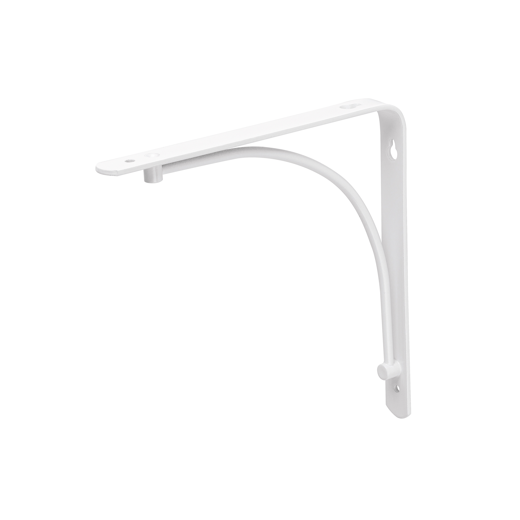 Ménsula reforzada blanca 8 x 8', diseño alambrón, FIERO