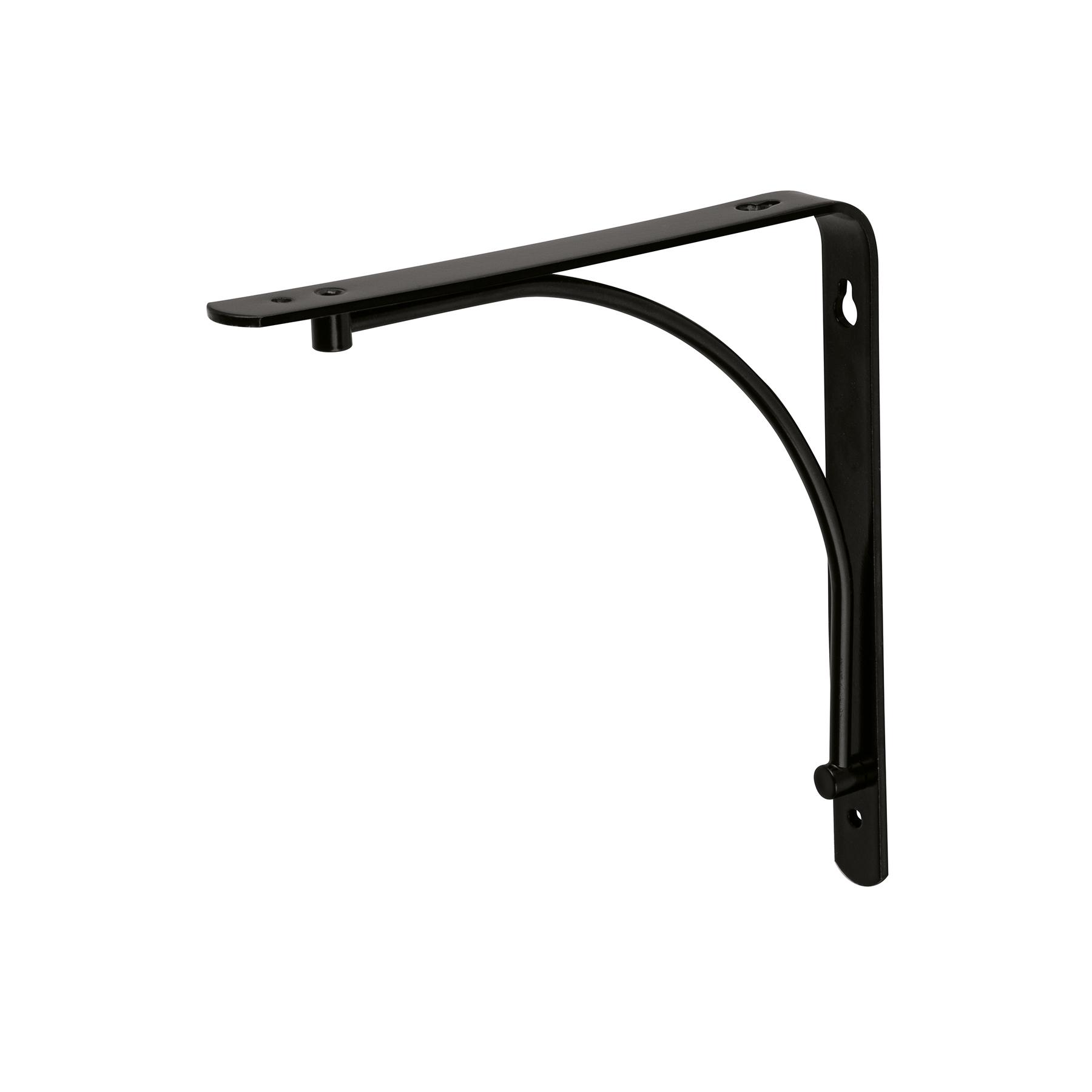 Ménsula reforzada negra 8 x 8', diseño alambrón, FIERO