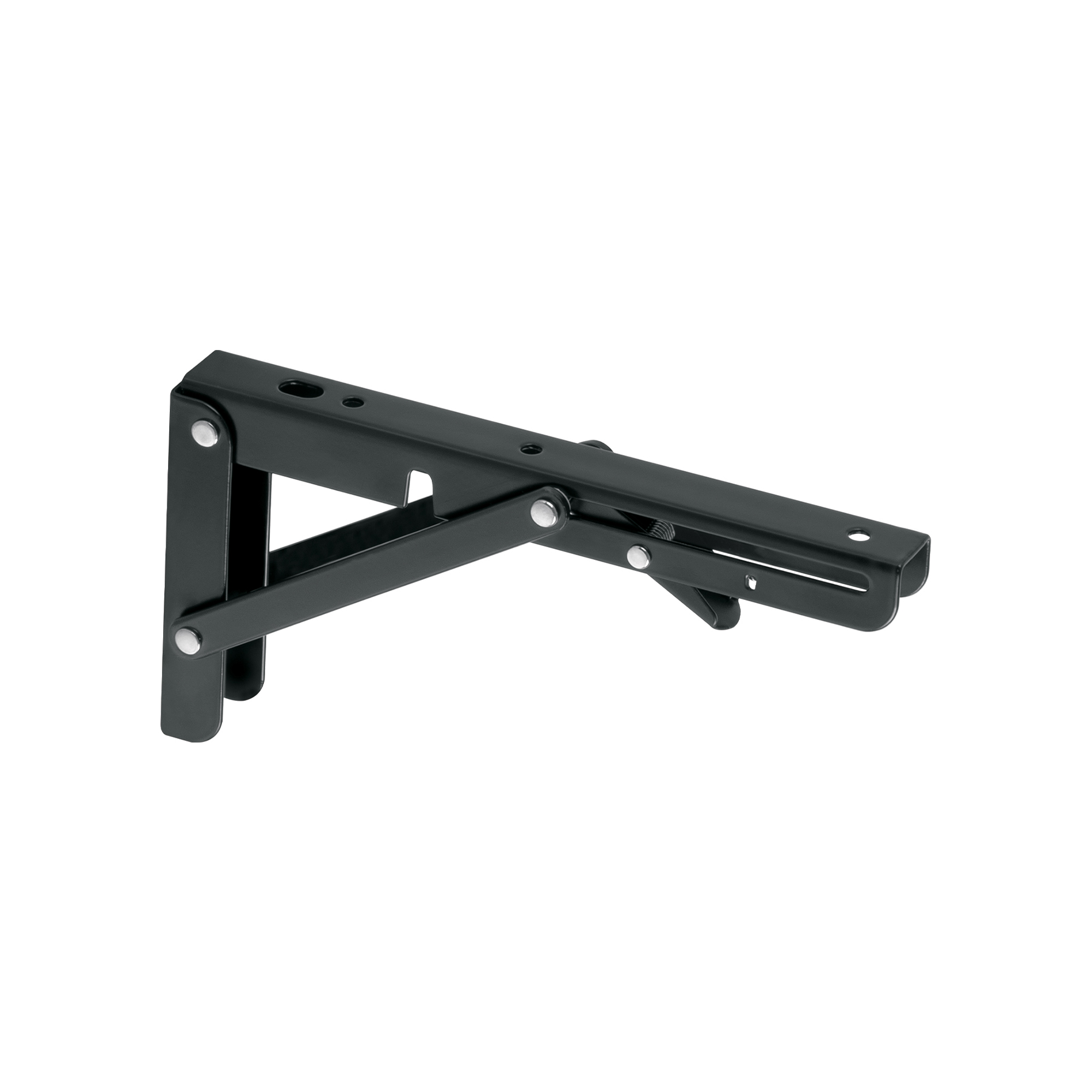 Ménsula plegable de acero negra 4' x 8', FIERO