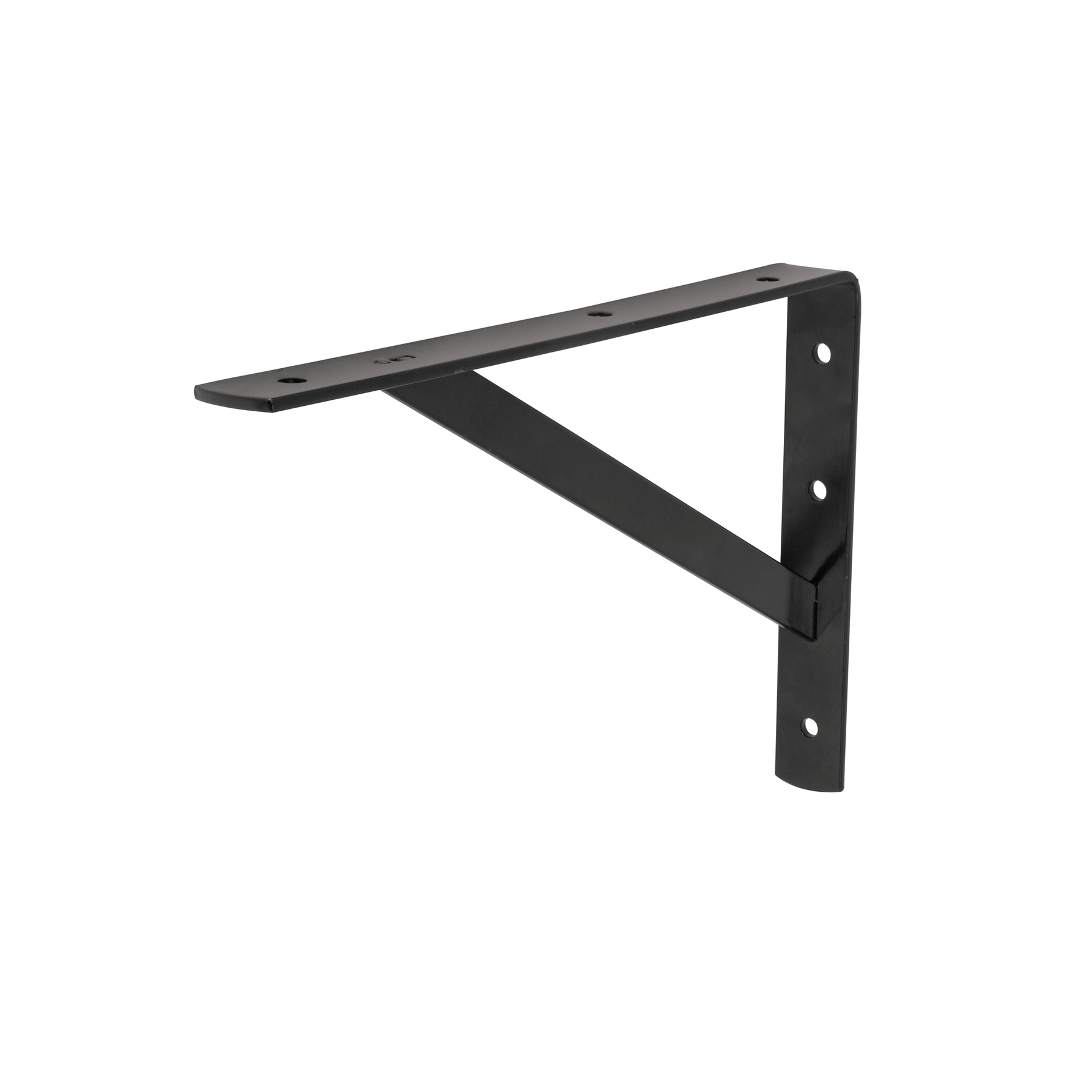 Ménsula de acero reforzada negra 8 x 12', FIERO