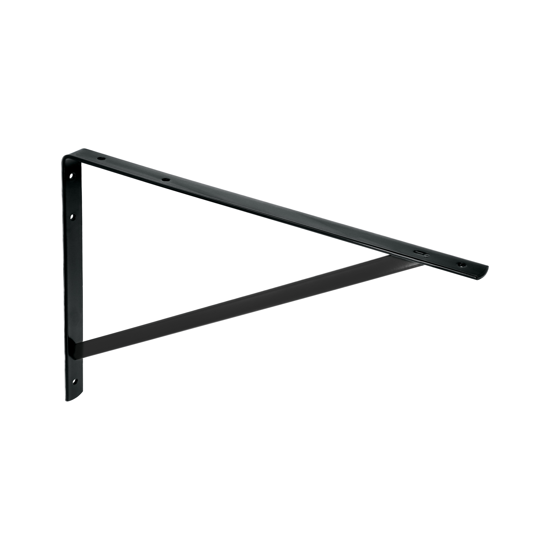 Ménsula de acero reforzada negra 13 x 20', FIERO