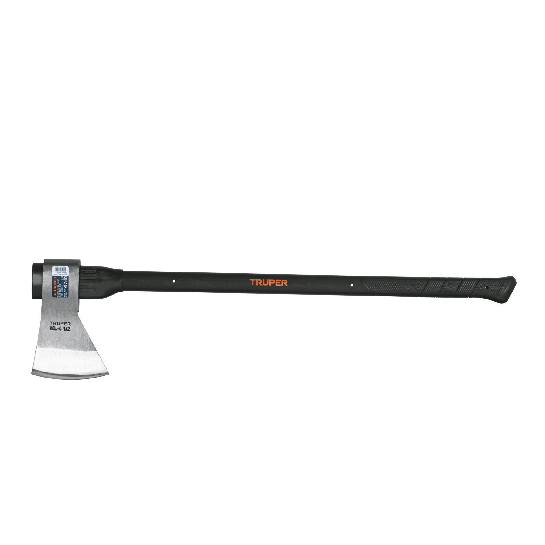 Hacha media labor 4-1/2 lb, mango fibra de vidrio 36',TRUPER