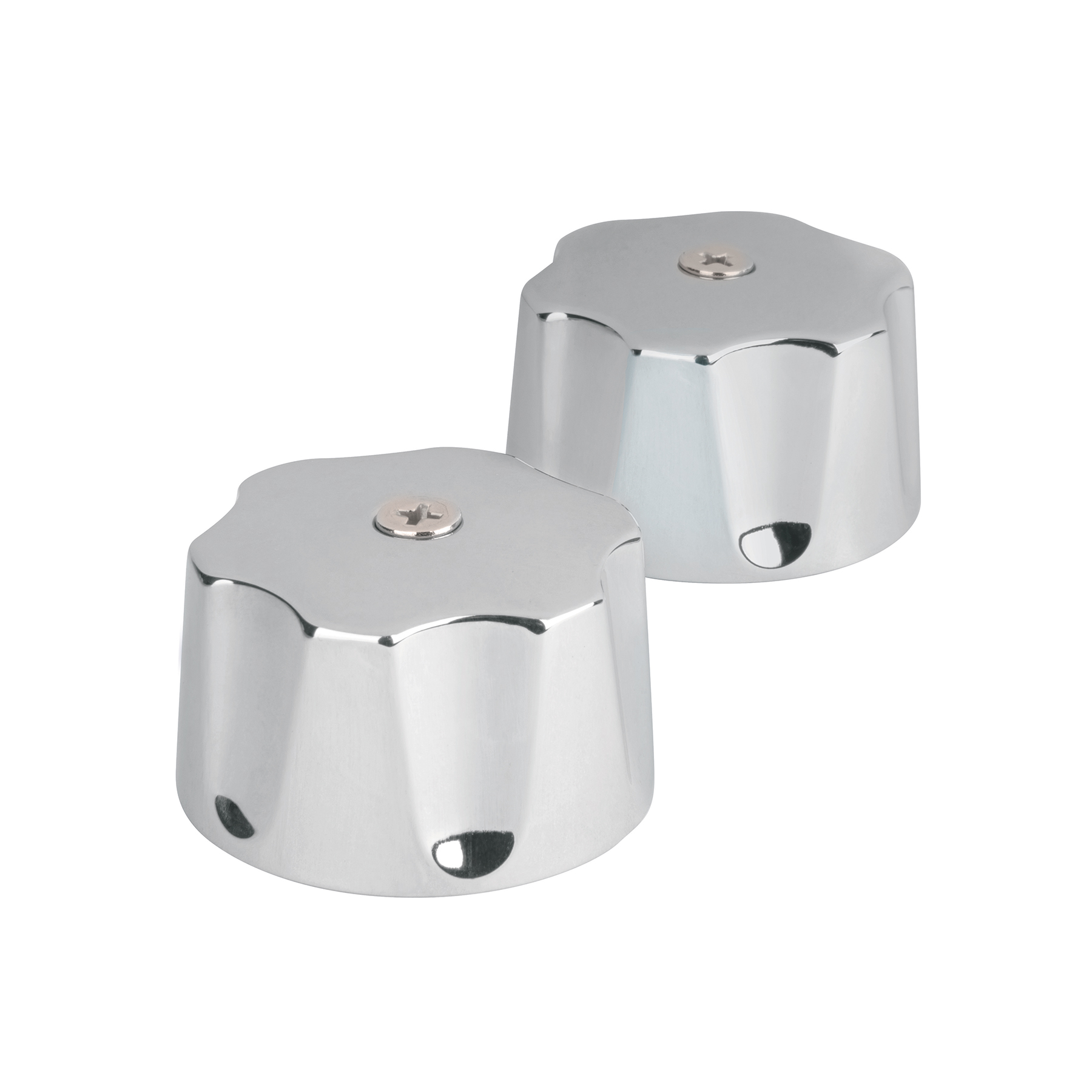 Juego de manerales hex metálicos p/lav-fregadero,cromo,Basic