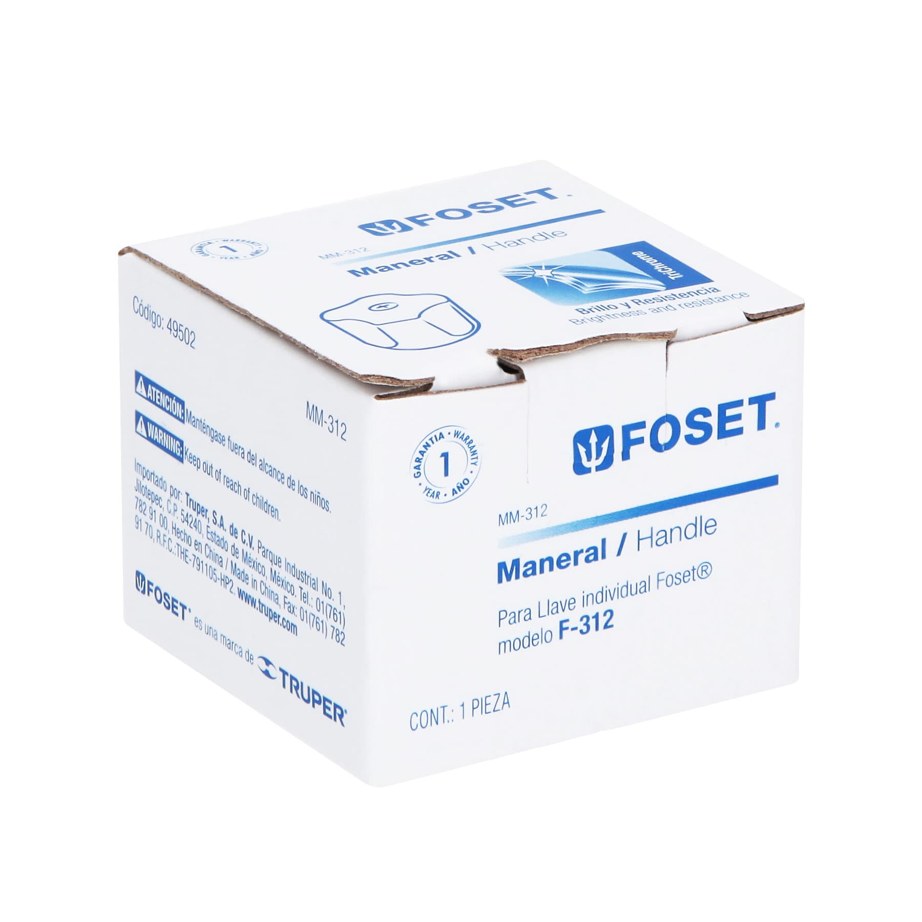 Maneral de repuesto para F-312, F-313 y F-314, Foset Basic - Imagen 5