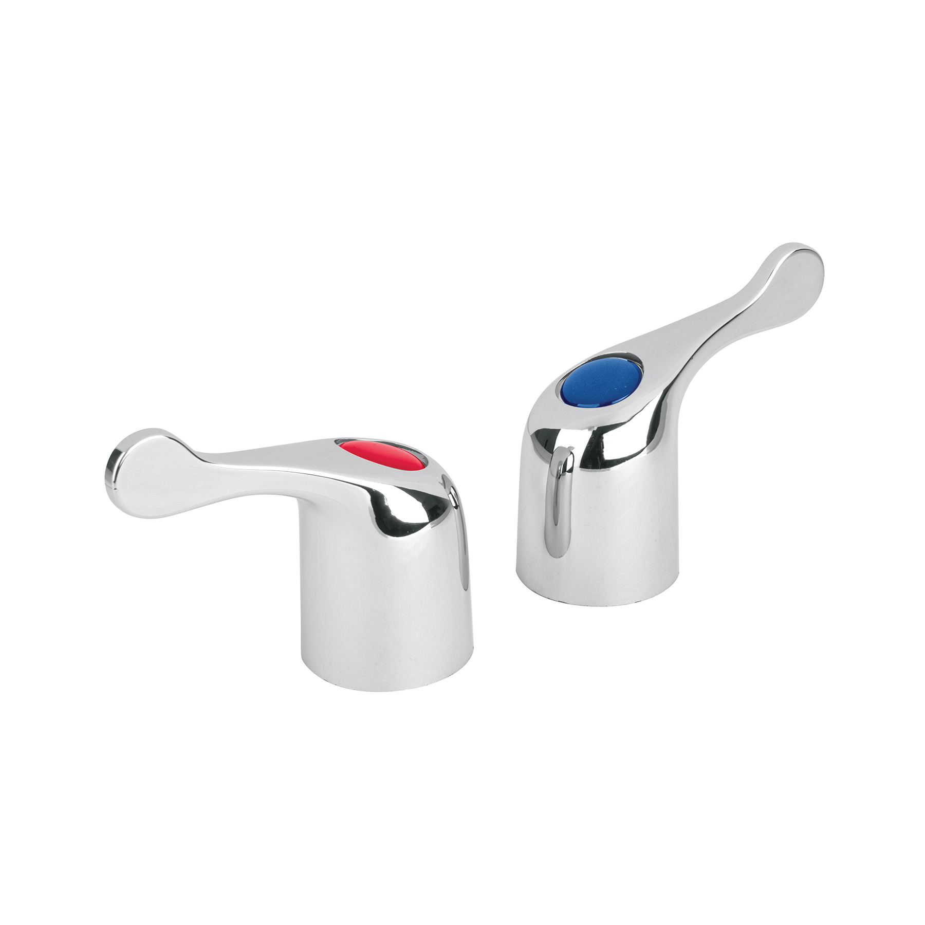 Juego de manerales de palanca p/lav-fregadero, cromo, Basic