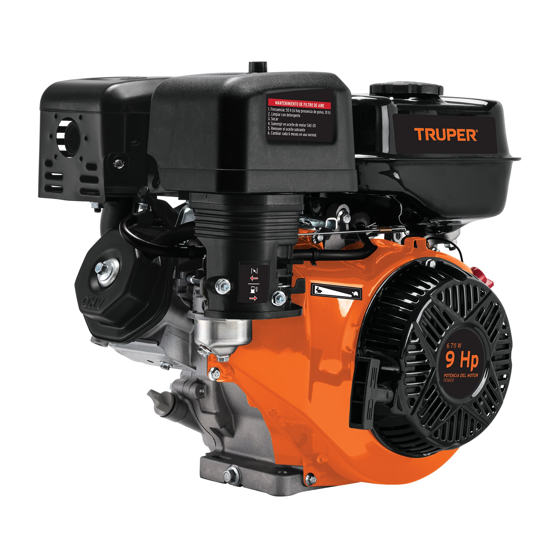Motor a gasolina 9 HP, Truper
