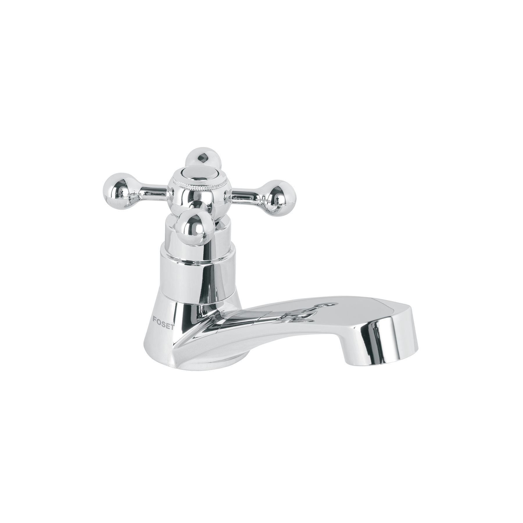 Llave individual lavabo, ABS, cruceta, BASIC