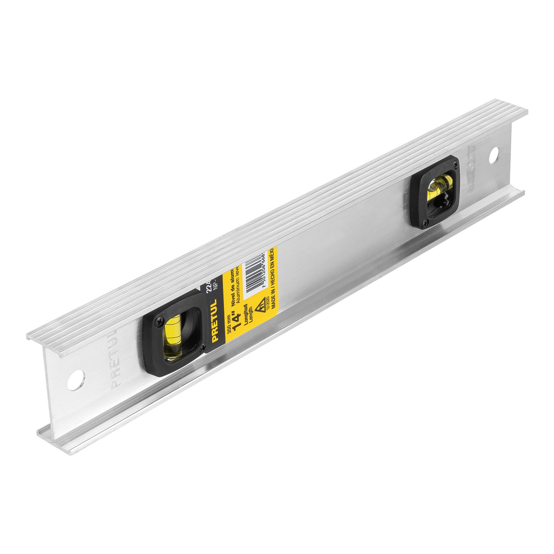 Nivel de 14' con cuerpo de aluminio, Pretul