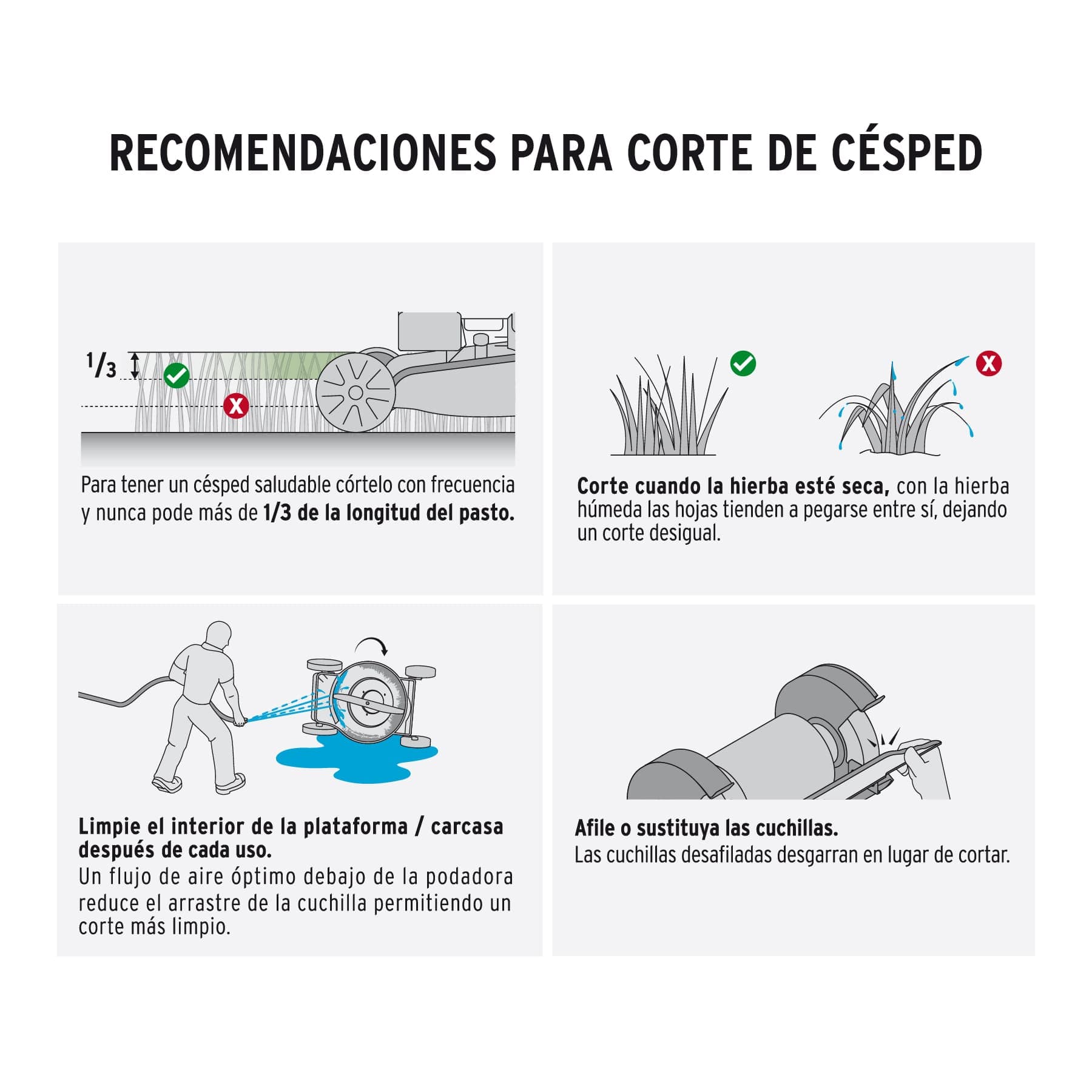 Podadora con motor a gasolina de 4 HP, 18' de corte, Truper - Imagen 4