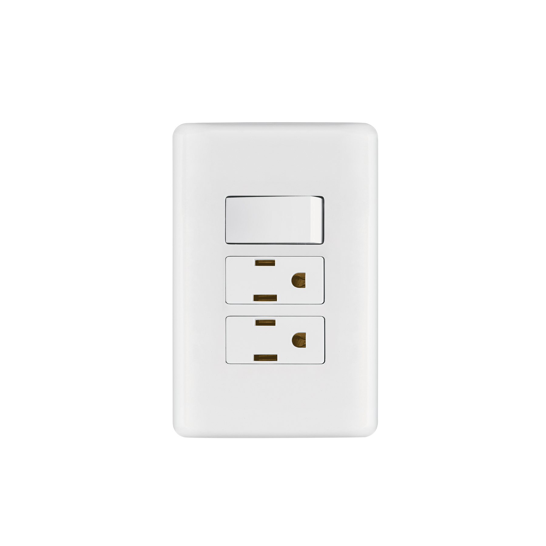 Placa armada 2 contactos e interruptor sencillo, Basic