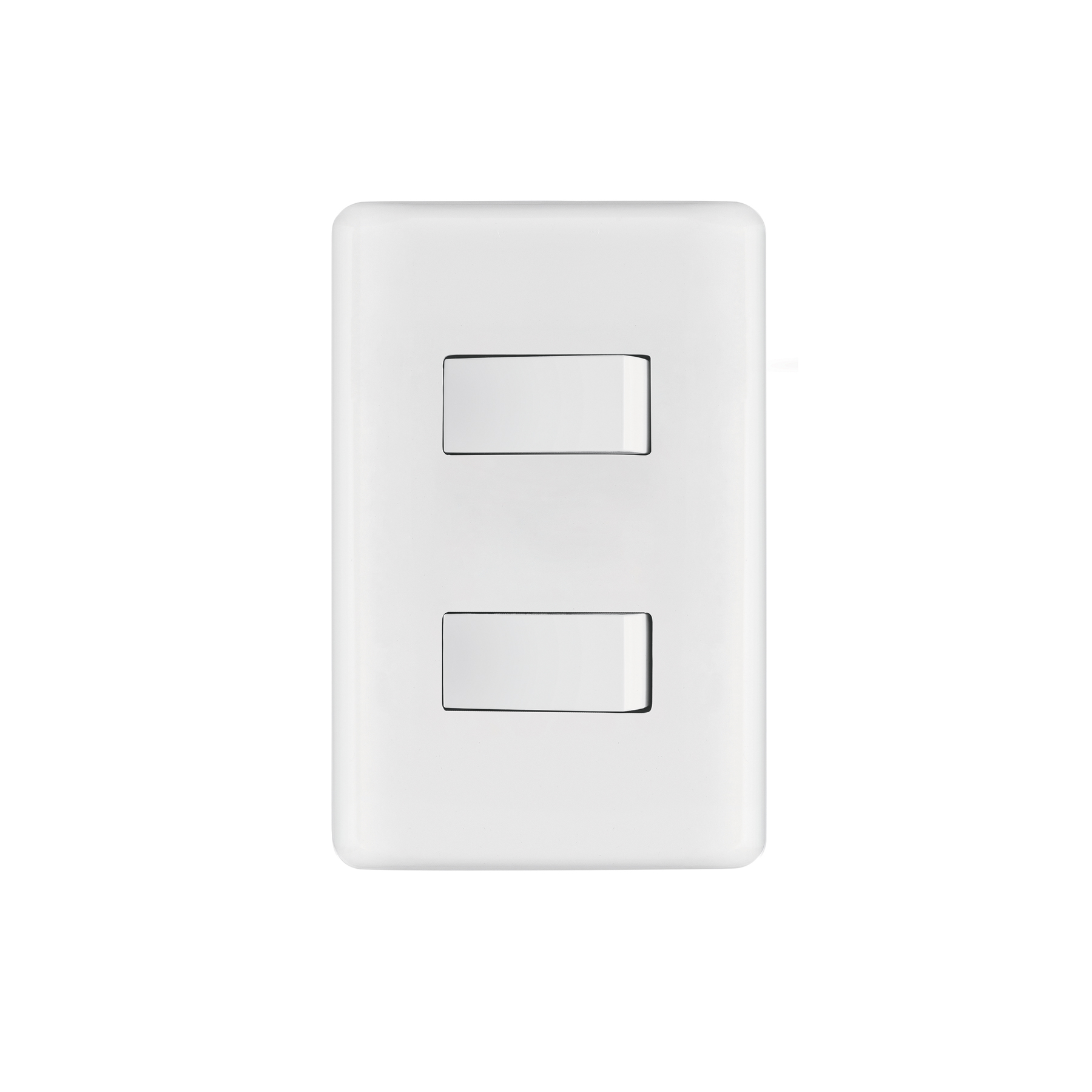 Placa armada 1 interruptor sencillo + 1 de 3 vías, Basic