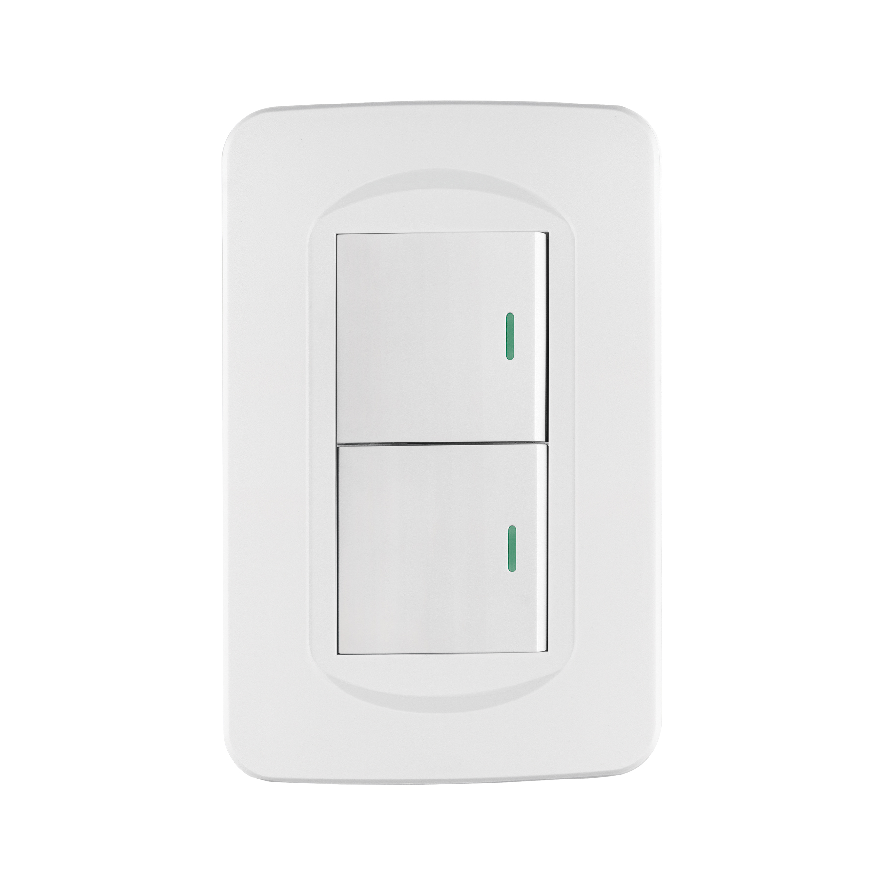 Placa armada 1 interruptor y 1 de 3 vías 1.5 mód, Toledo