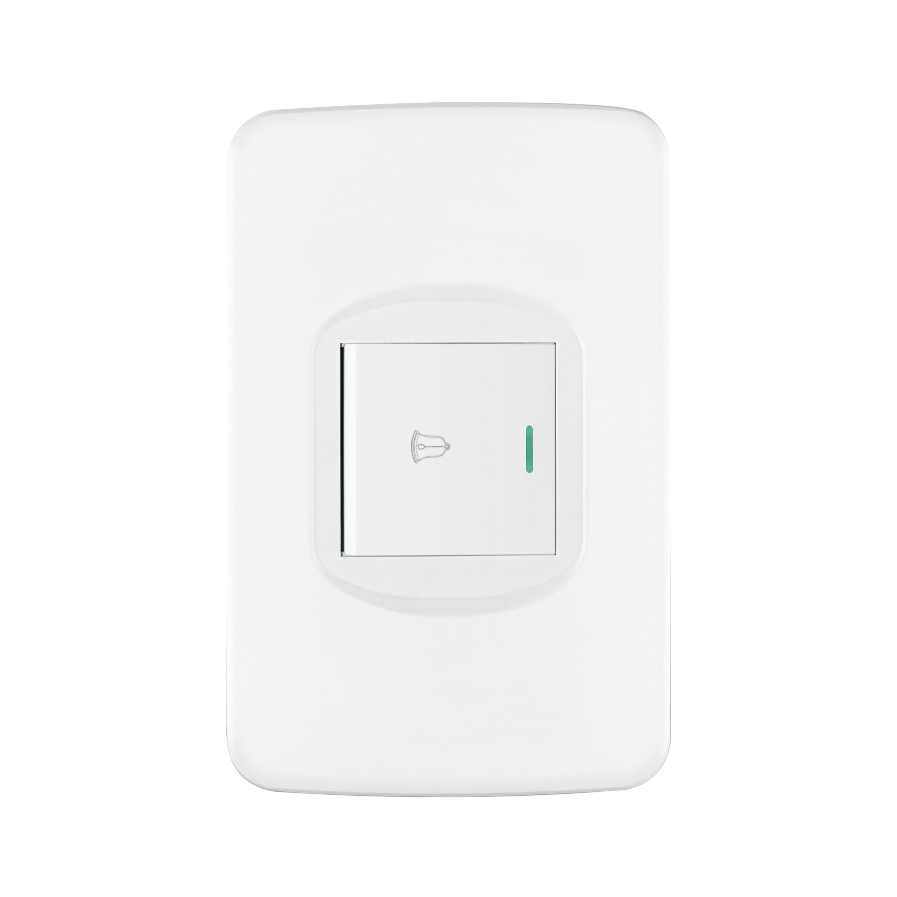 Placa armada 1 interruptor de timbre 1.5 módulos, Toledo