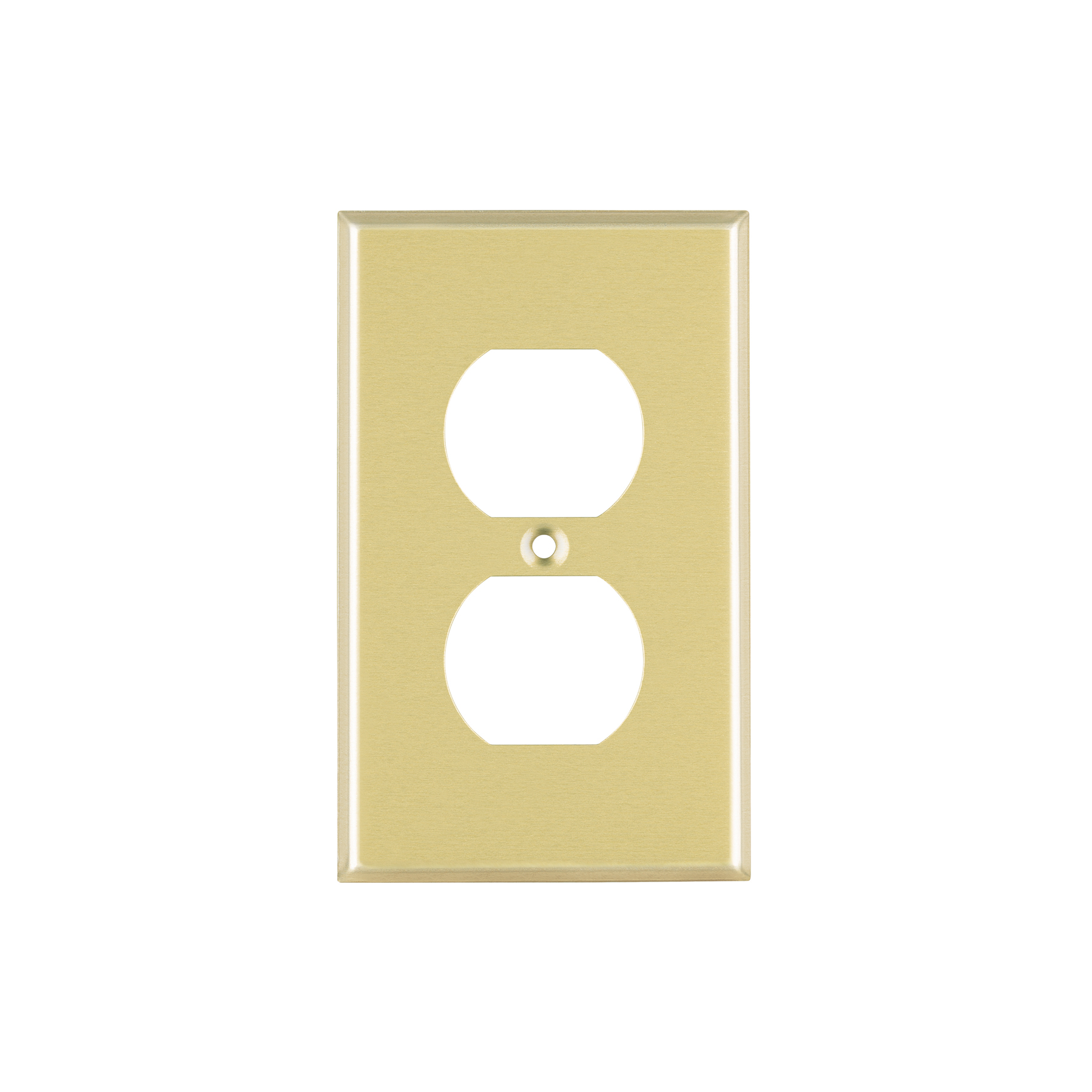 Placa dúplex de aluminio, línea Standard, Volteck