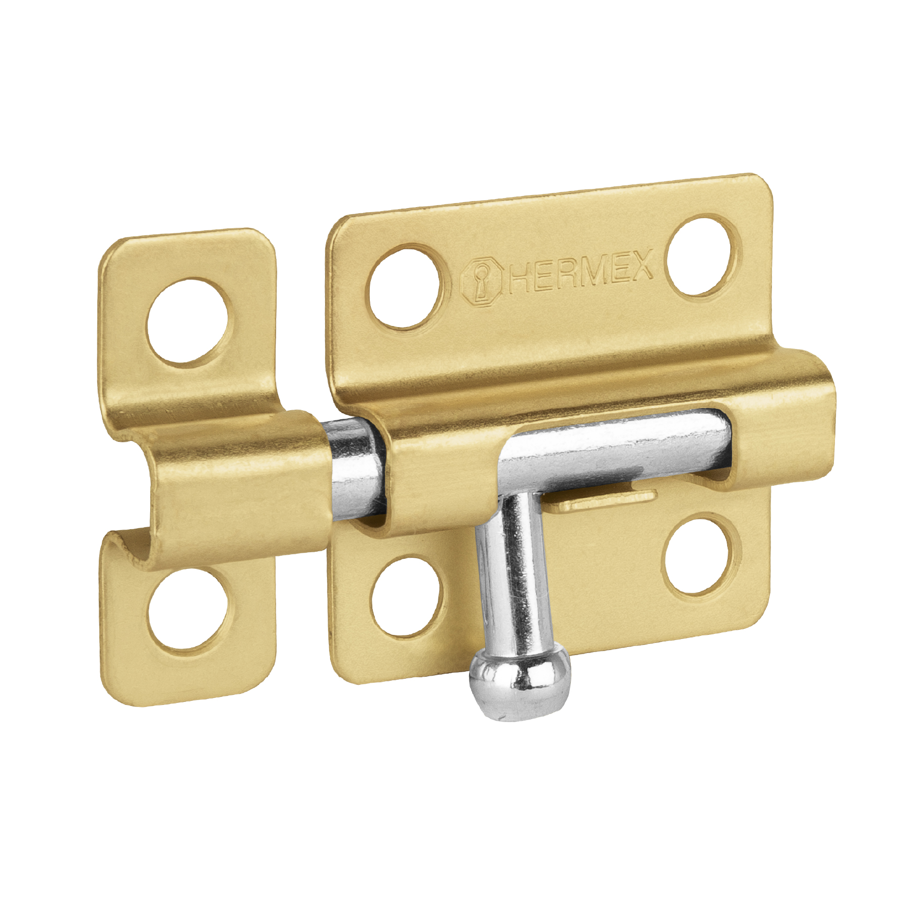 Pasador de barril de acero latón 2', HERMEX