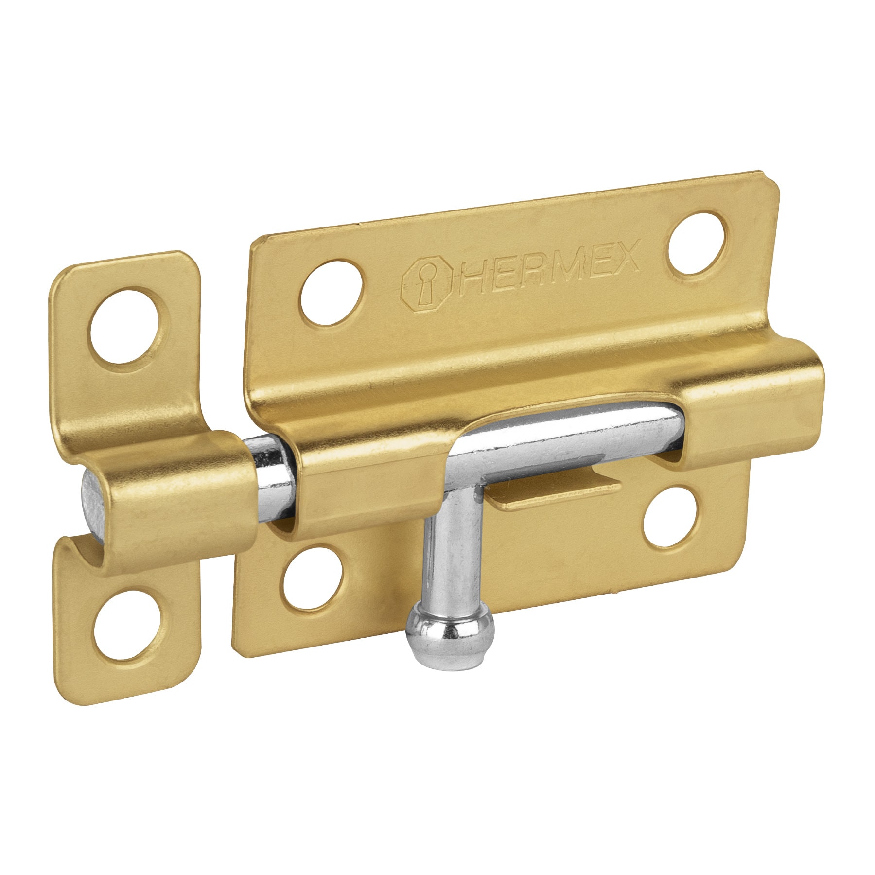 Pasador de barril de acero latón 3', HERMEX