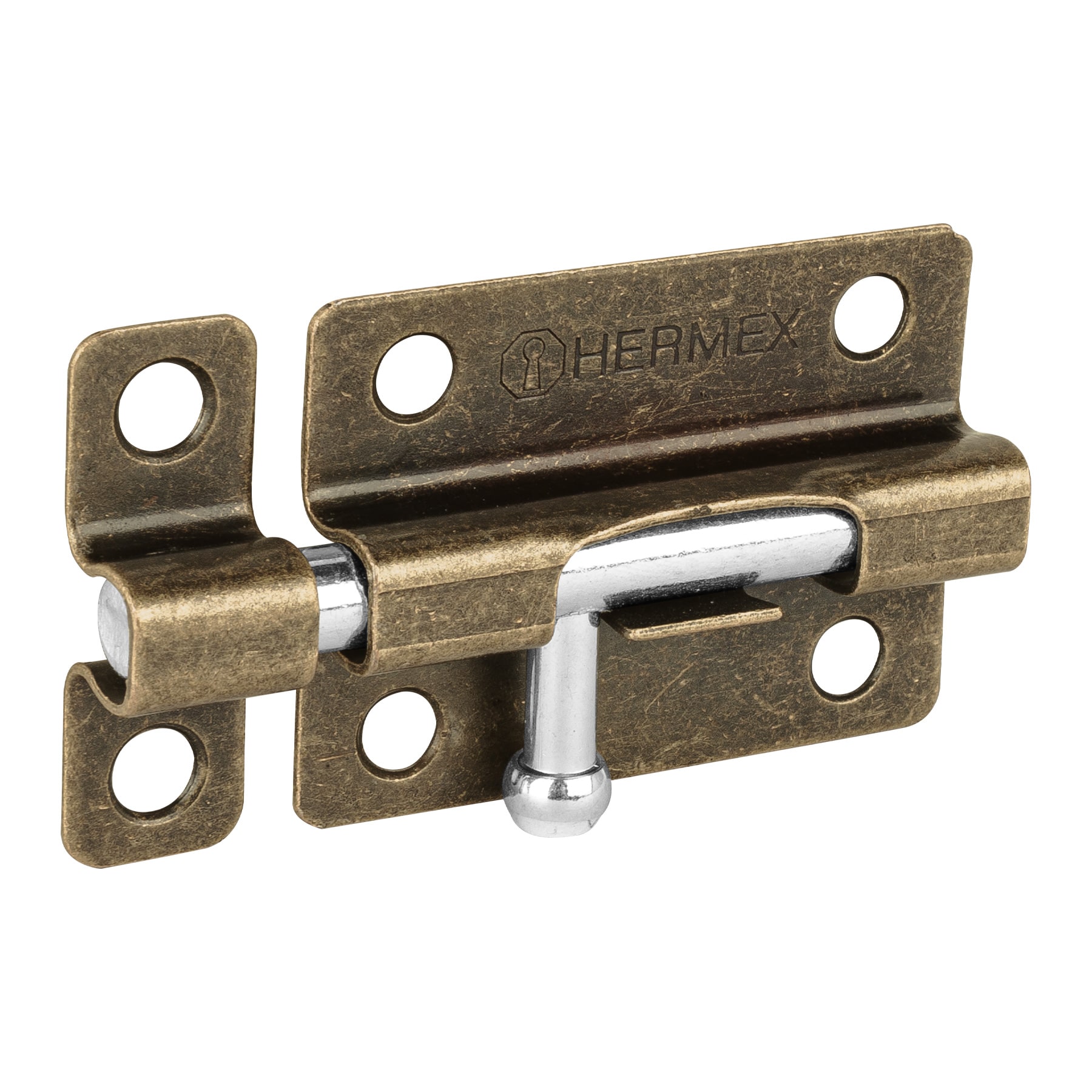 Pasador de barril de acero latón antiguo 3', HERMEX