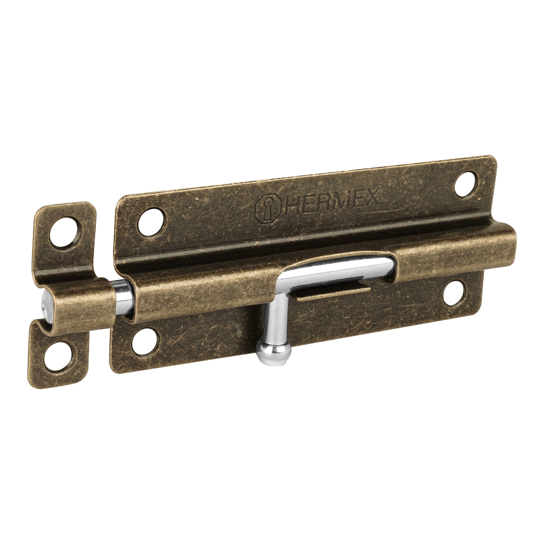 Pasador de barril de acero latón antiguo 5', HERMEX