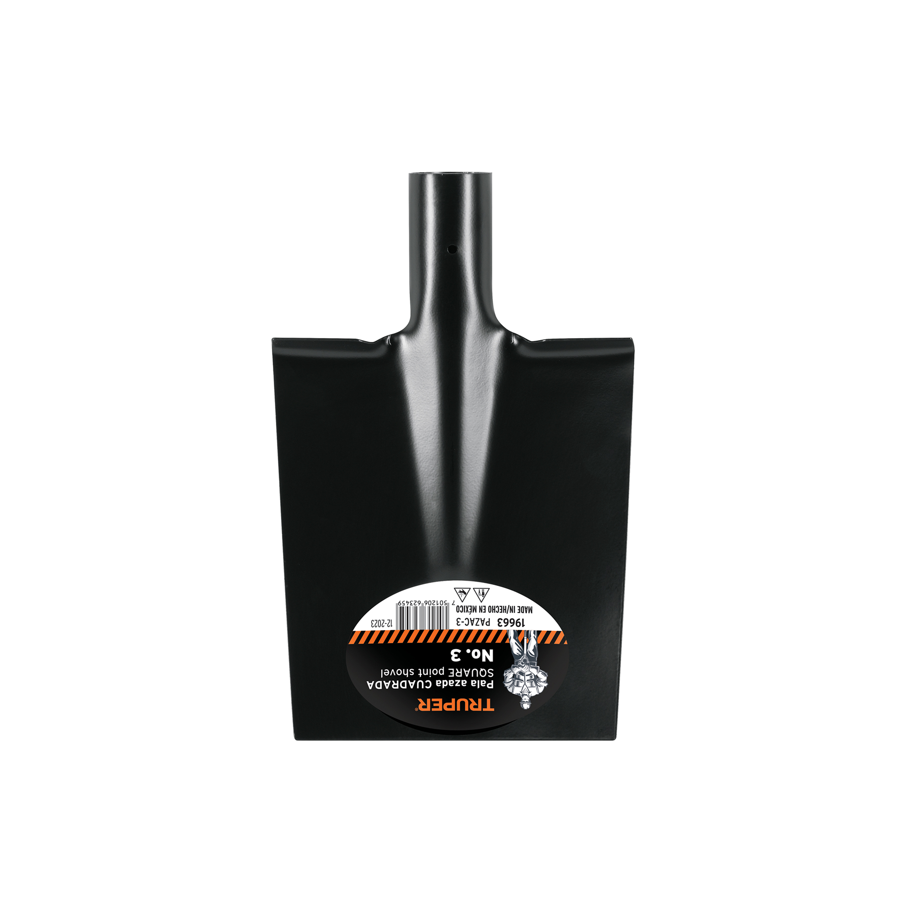 Pala azada cuadrada # 3, sin mango, TRUPER