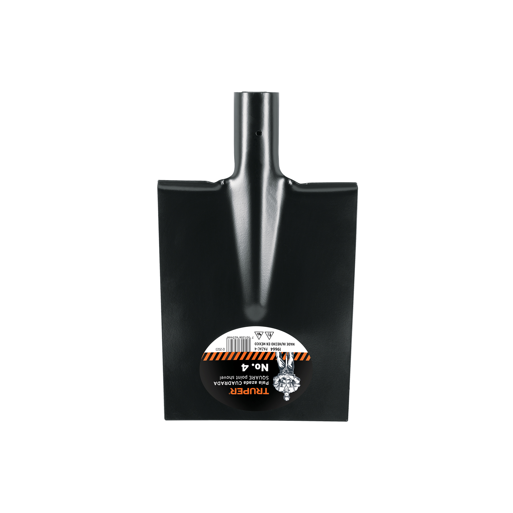 Pala azada cuadrada # 4, sin mango, TRUPER