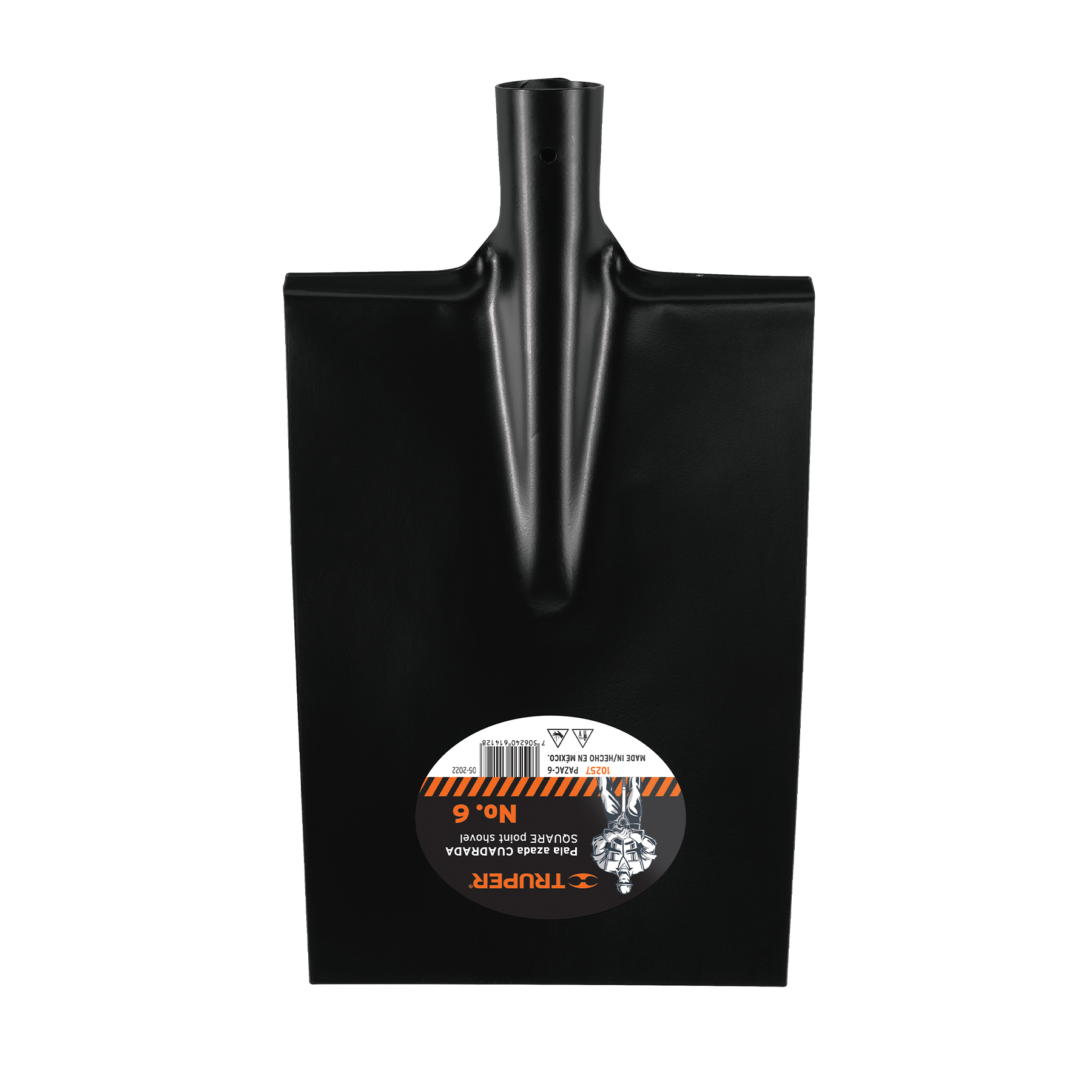 Pala azada cuadrada # 6, sin mango, TRUPER