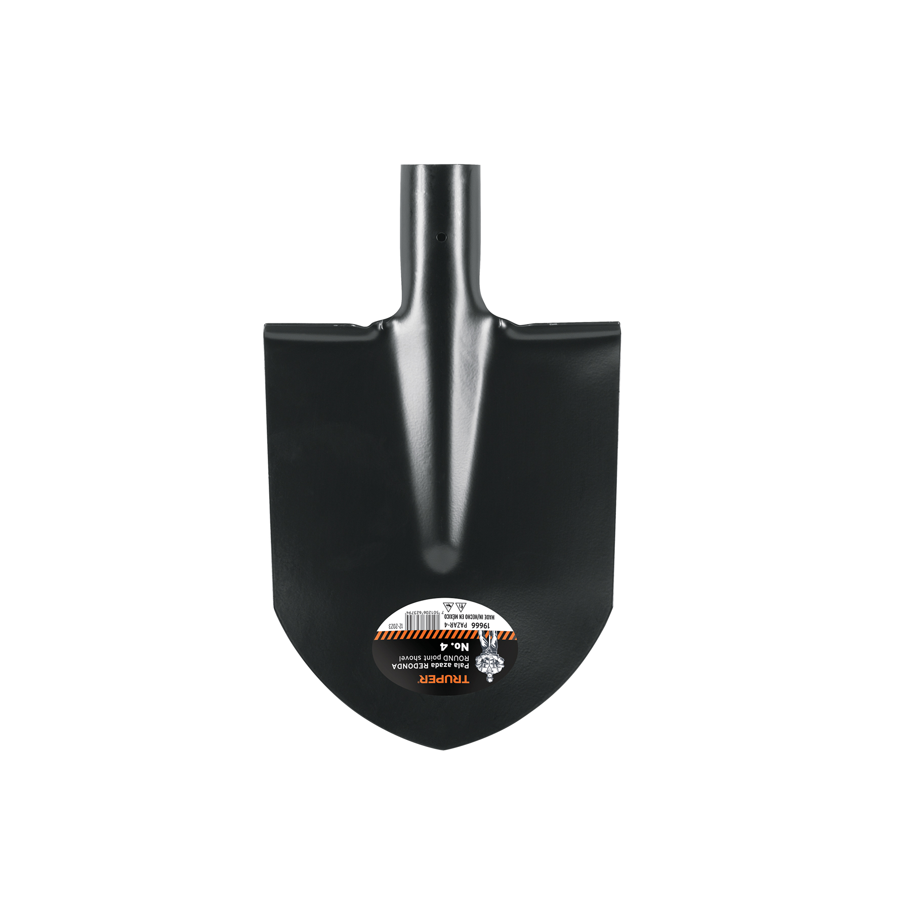 Pala azada redonda # 4, sin mango, TRUPER