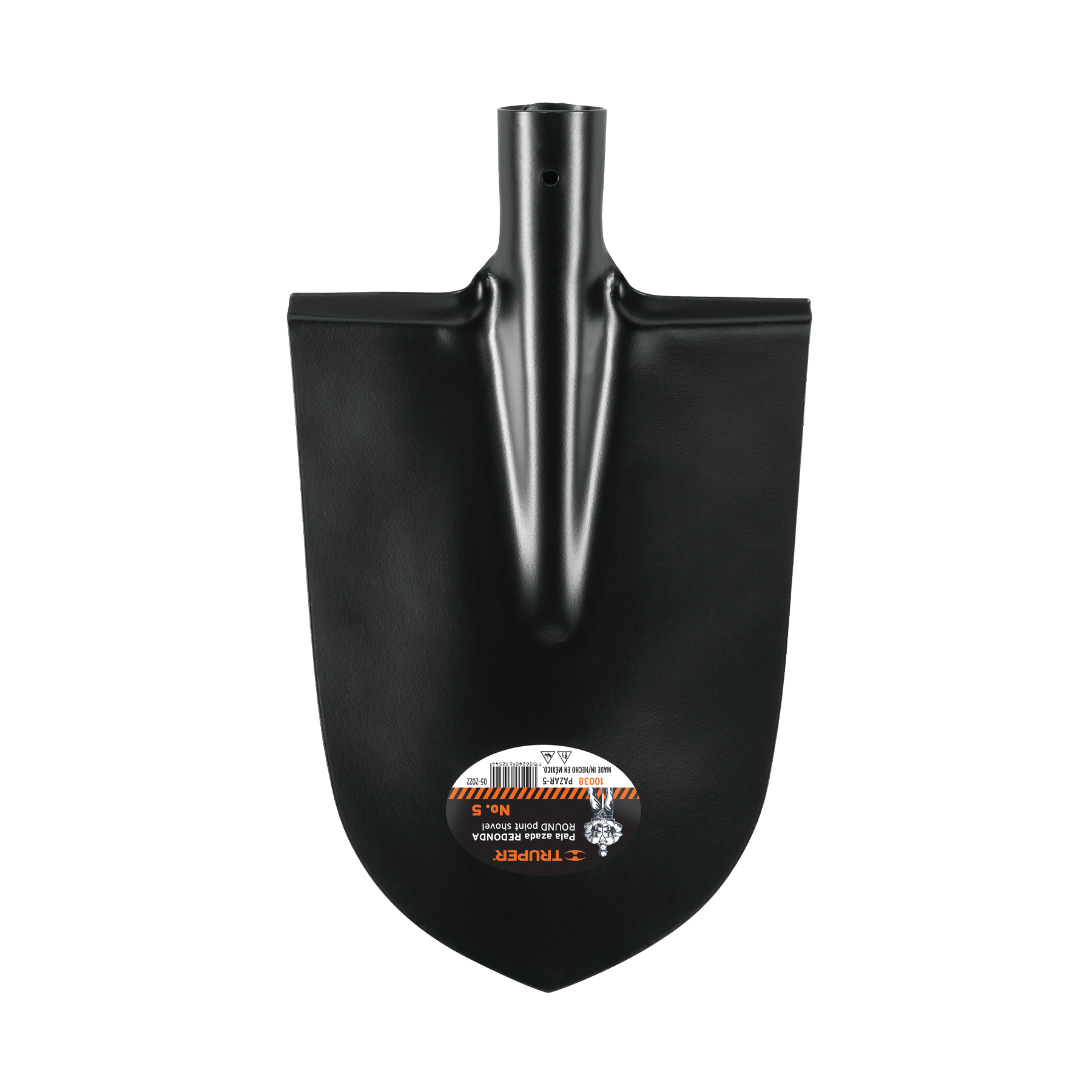 Pala azada redonda # 5, sin mango, TRUPER