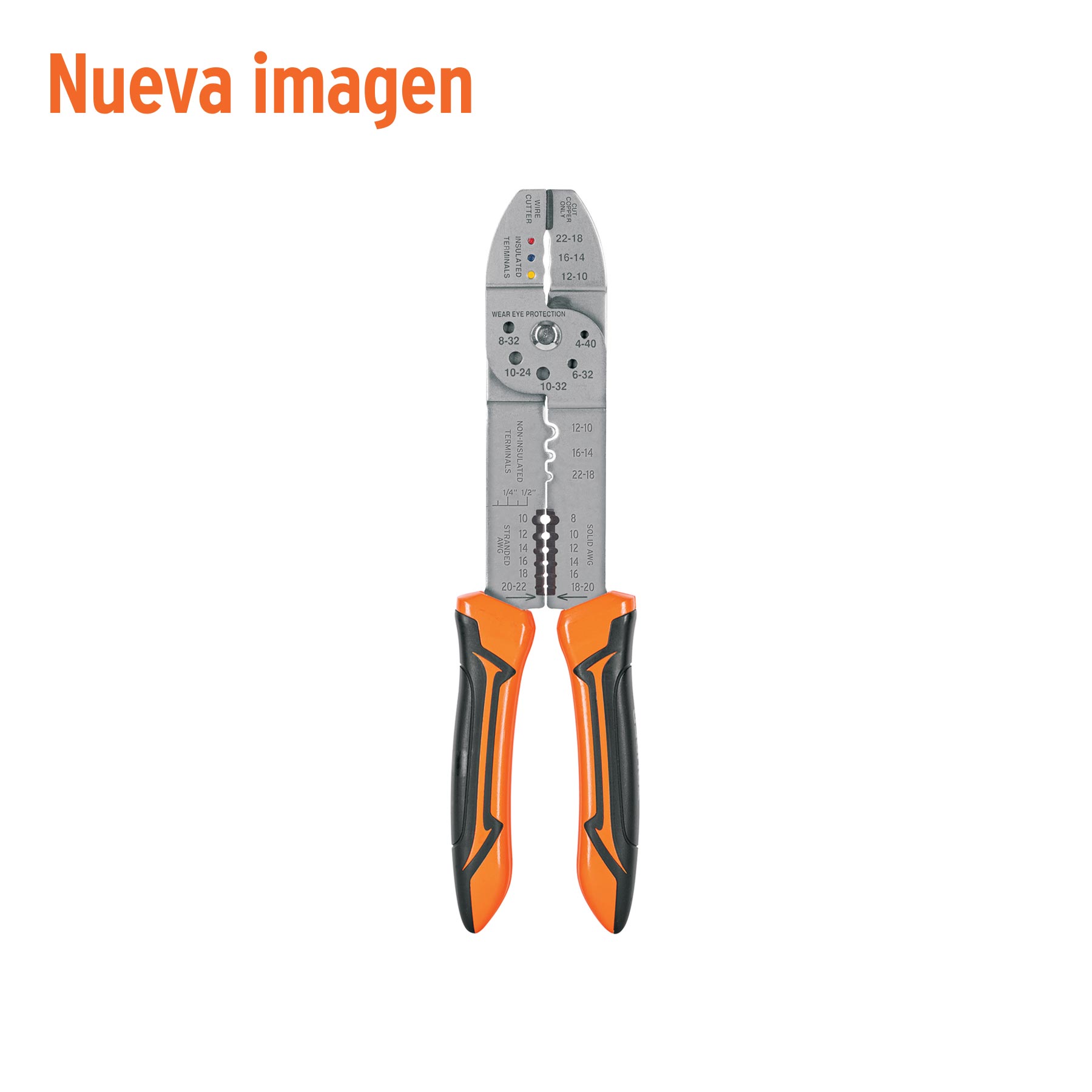 Pinza 10' pela cables, 20 a 10 AWG,TRUPER