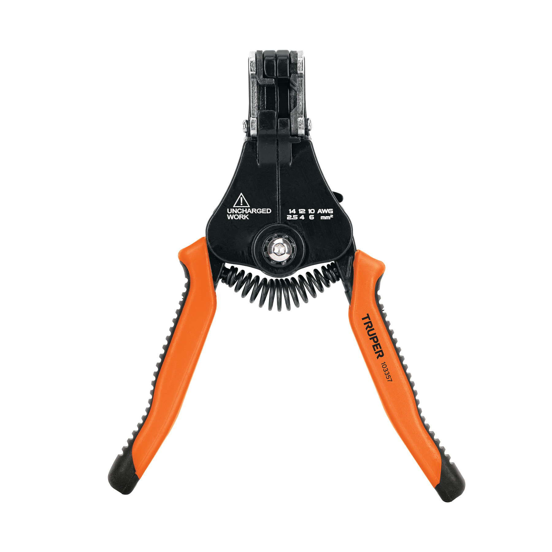 Pinza 6.5' pela cables automática, 14 a 10 AWG, TRUPER