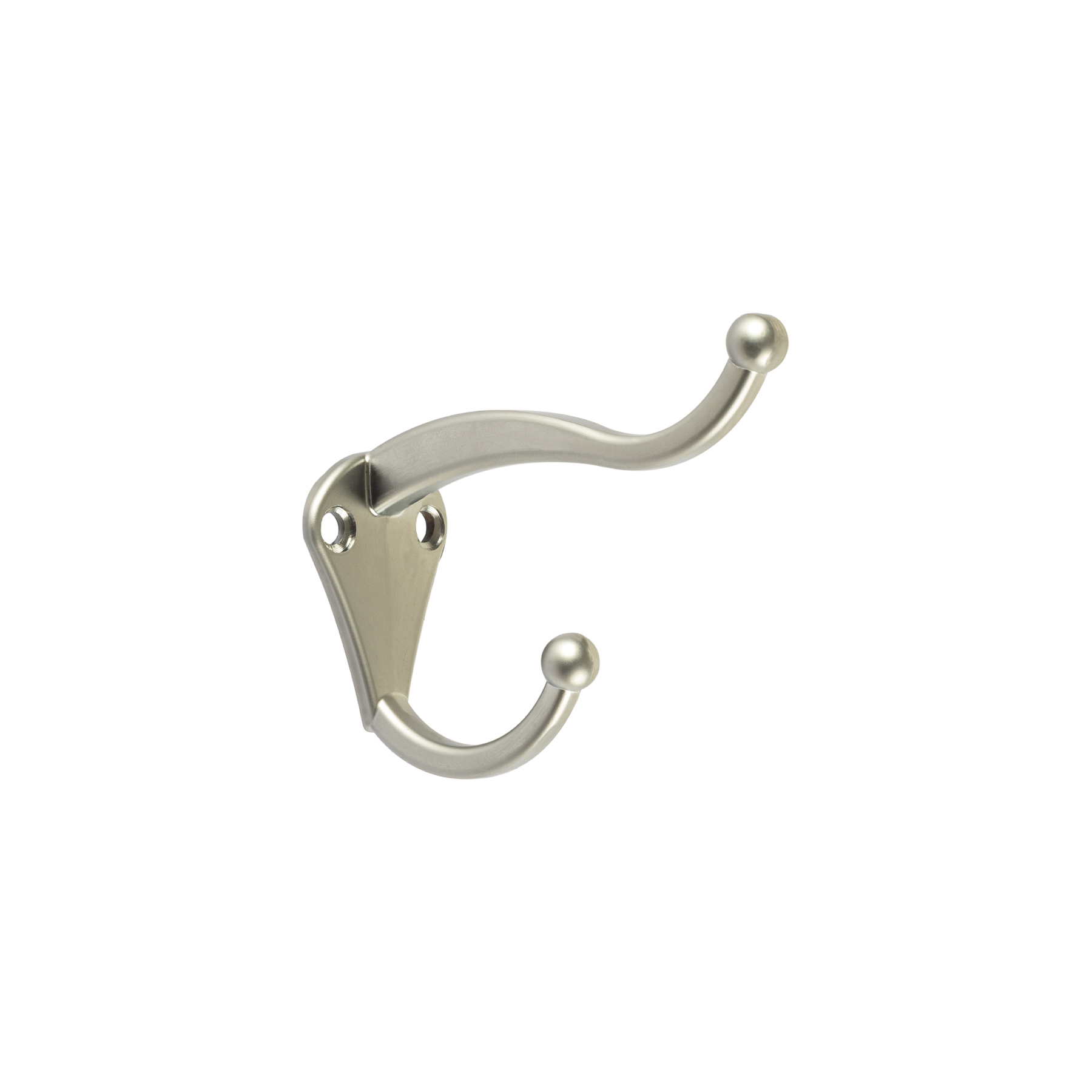 Gancho tipo perchero sombrero y abrigo, 4cm, cromo, HERMEX