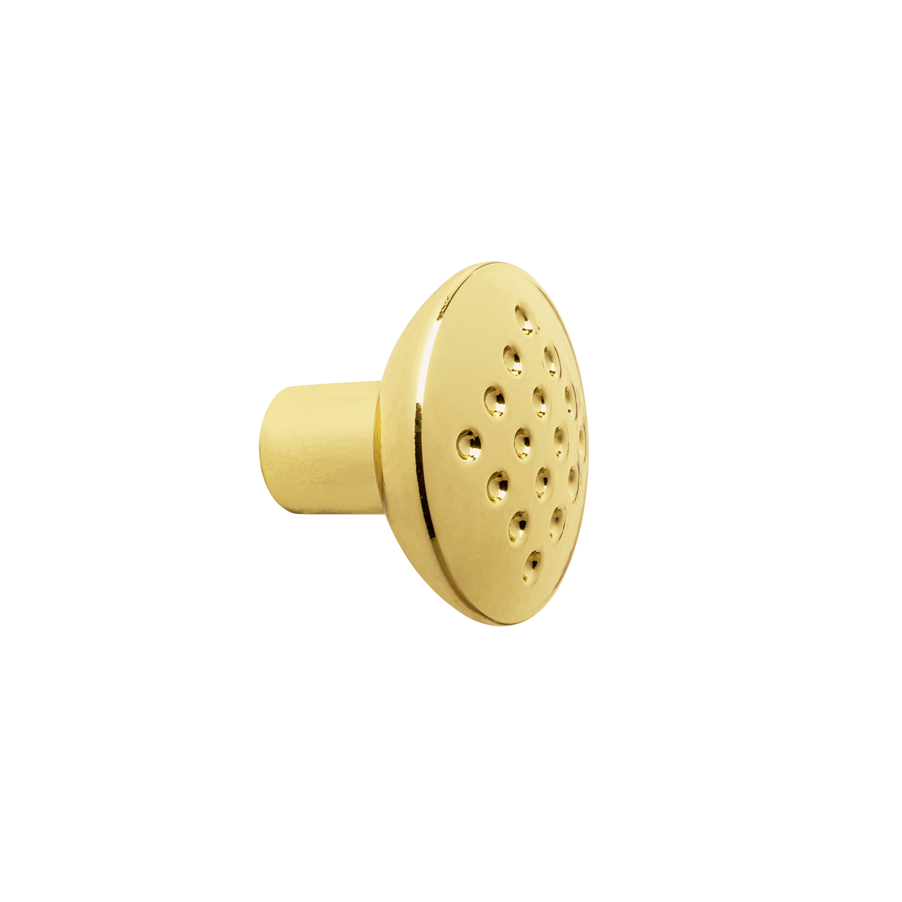 Perilla metálica estilo 'Contempo', latón brillante, HERMEX