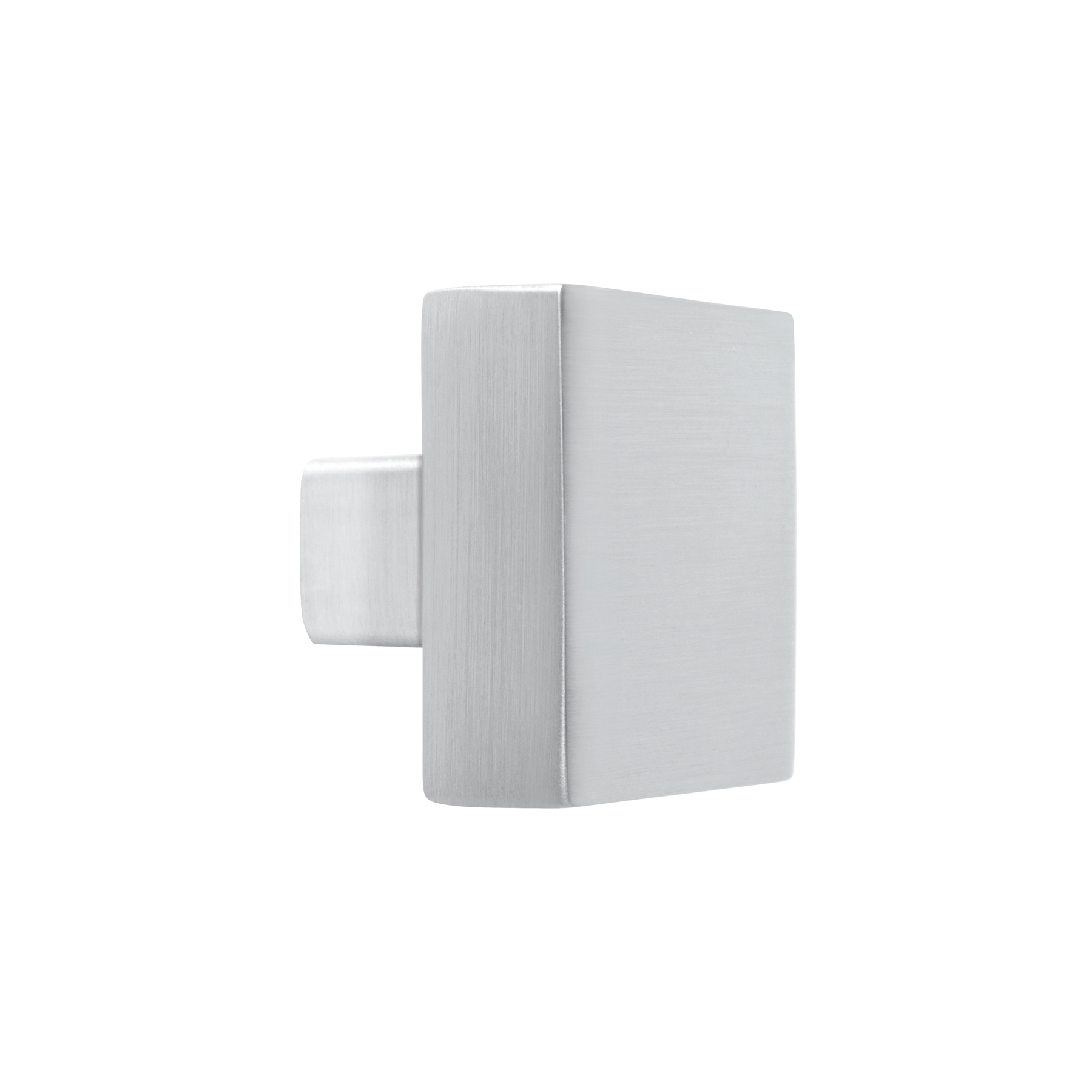 Perilla metálica estilo 'Andamio' acabado níquel satinado