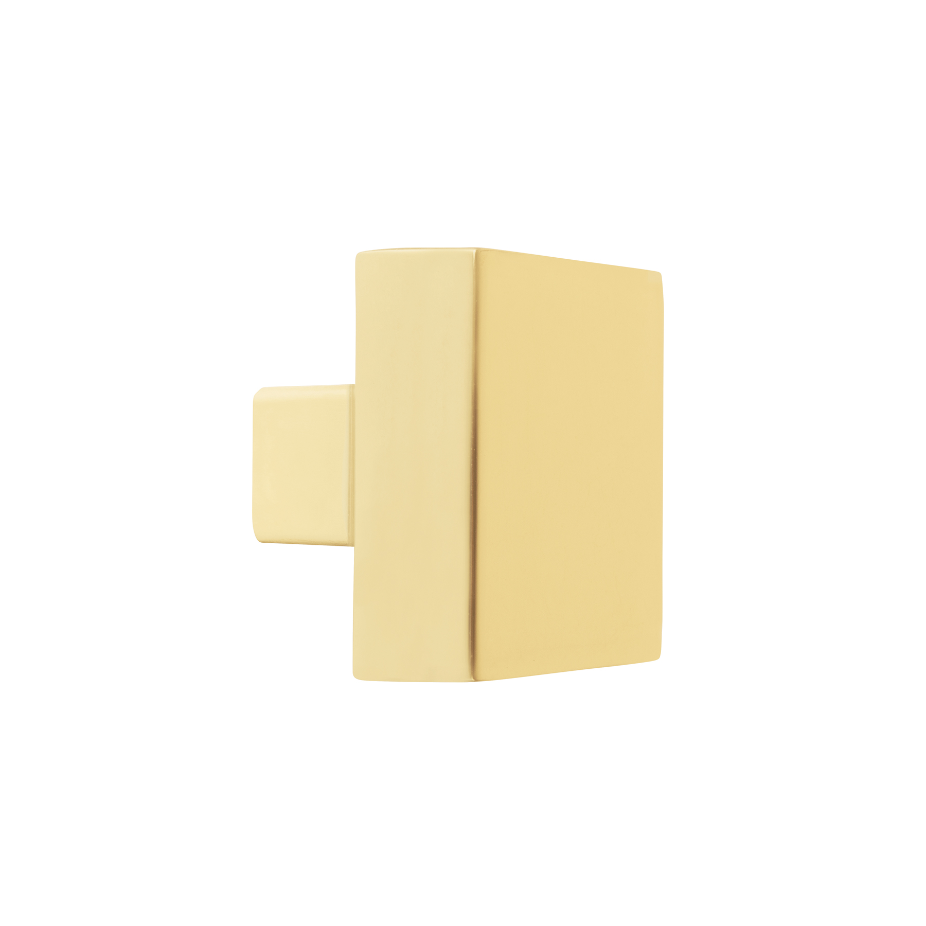 Perilla metálica estilo 'Andamio' acabado latón brillante