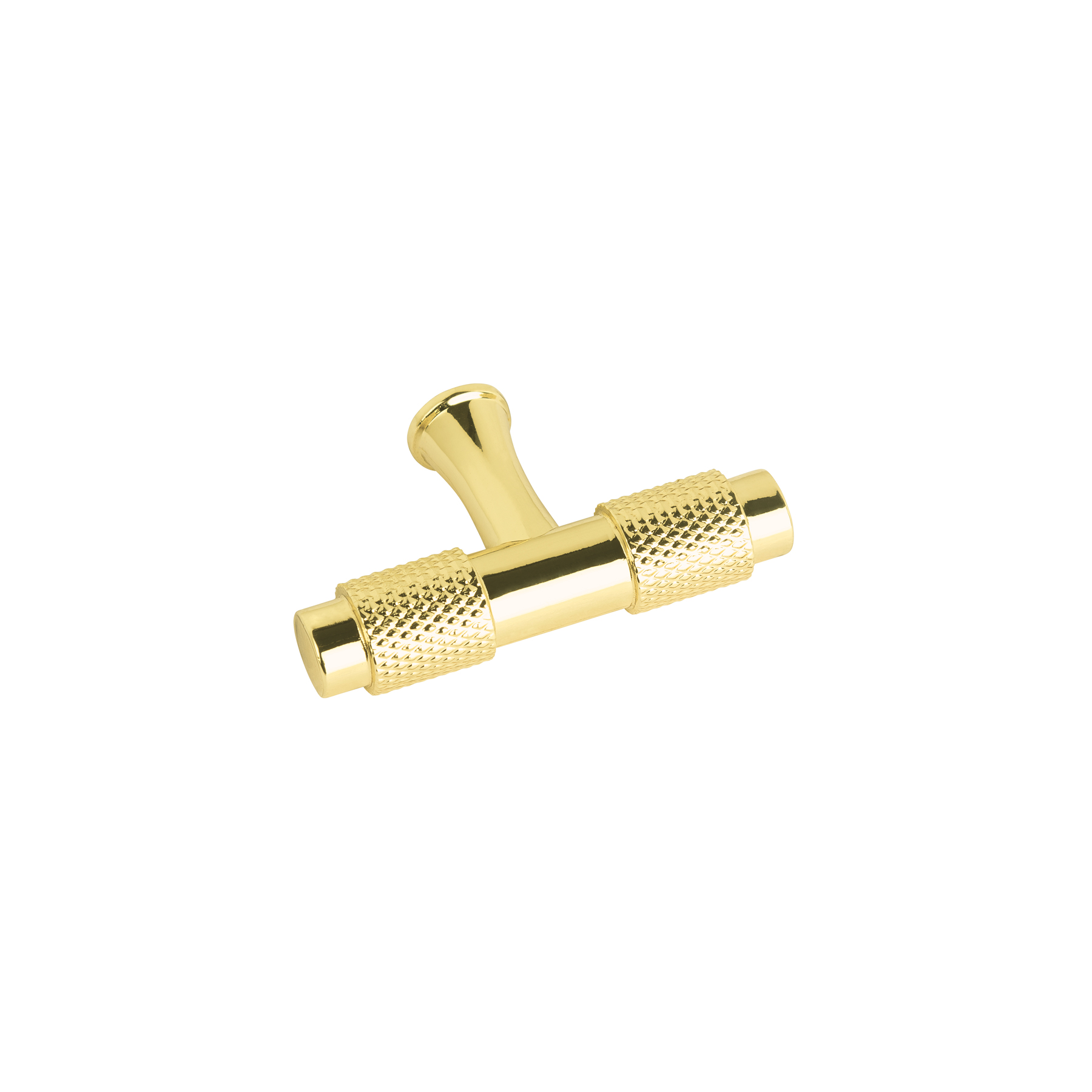 Perilla metálica estilo ' Segovia', latón brillante, HERMEX