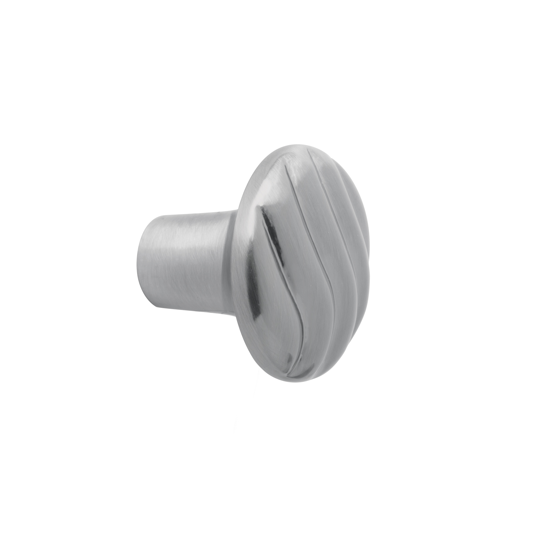 Perilla metálica estilo 'Toledo', niquel satinado, HERMEX