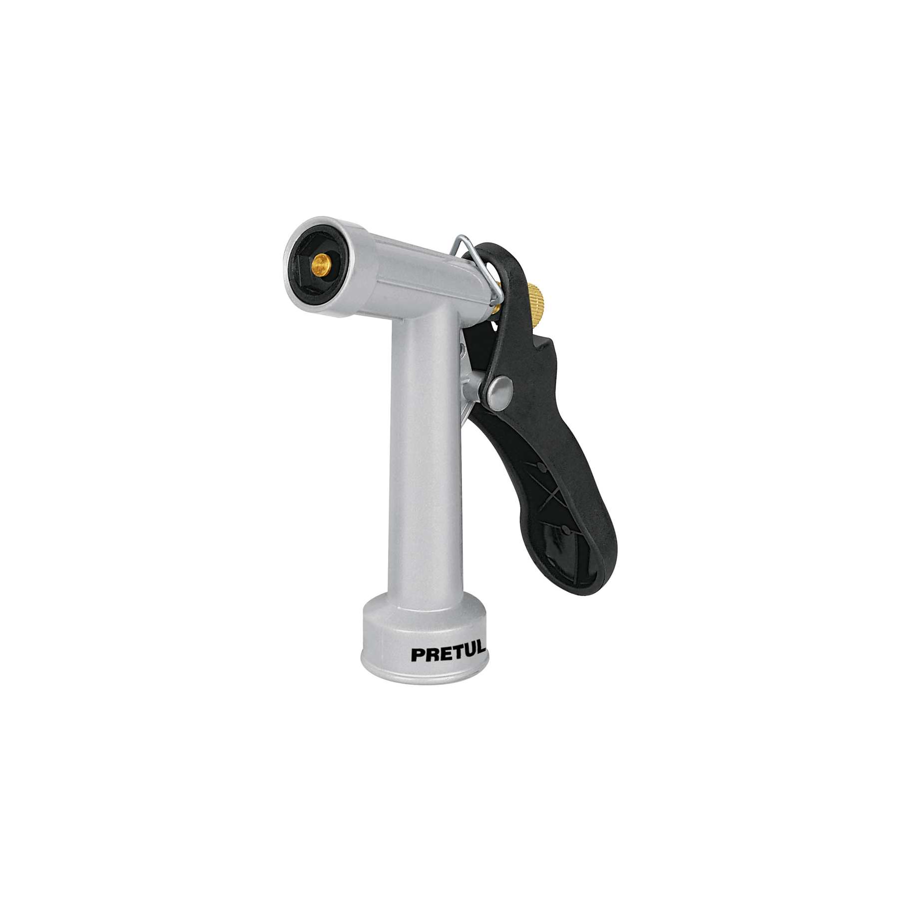 Pistola metálica para riego de 4', 2 funciones, PRETUL
