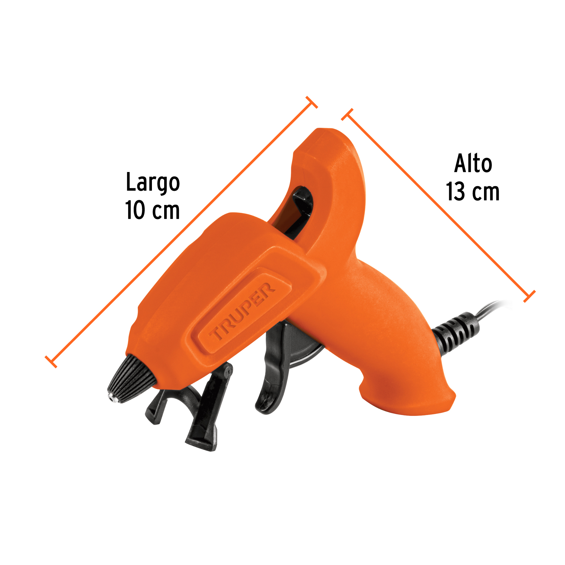 Pistola eléctrica de 10W para silicón de 5/16', 127V, TRUPER - Imagen 2