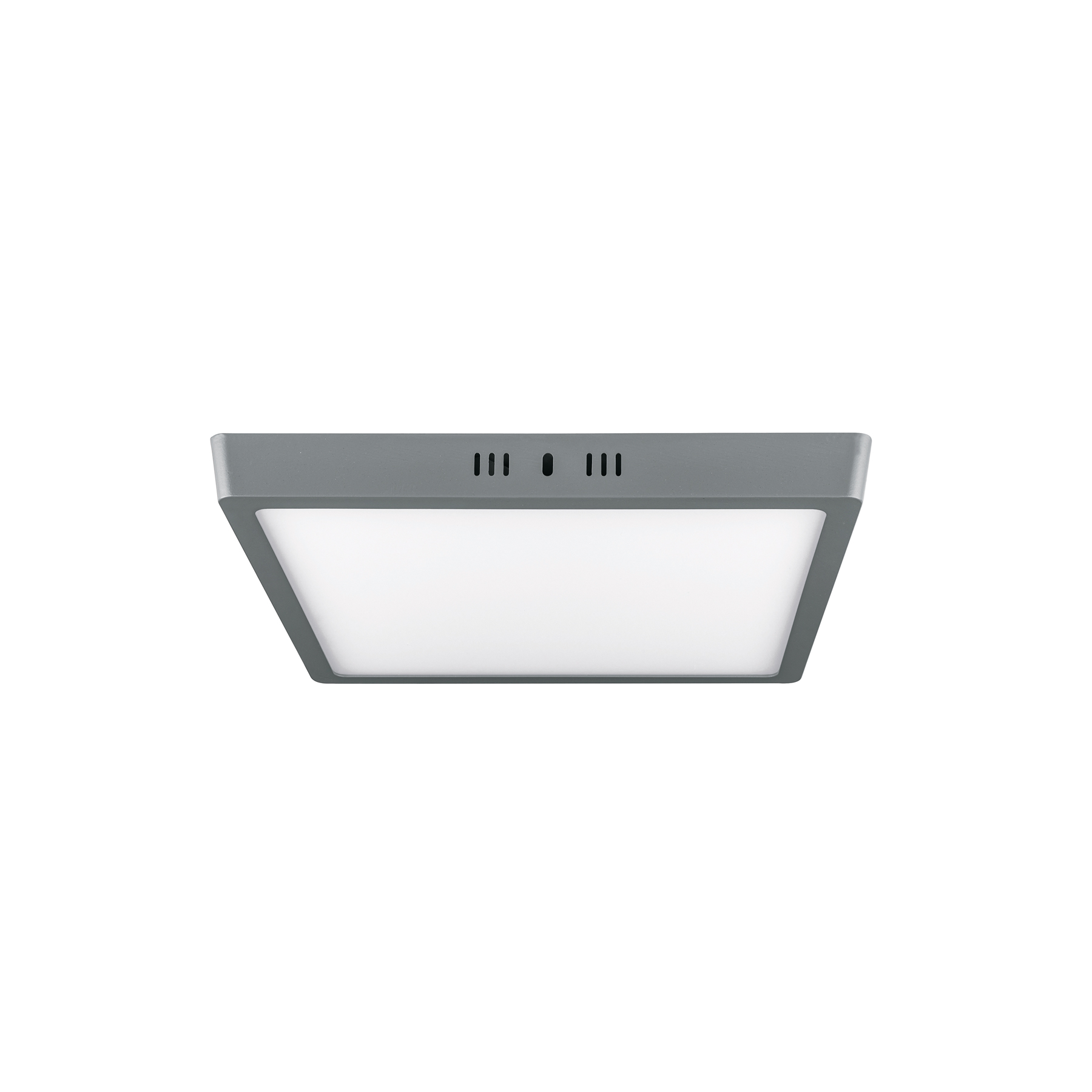 Luminario LED plafón 24W 6500K, cuadrado, gris, VOLTECK
